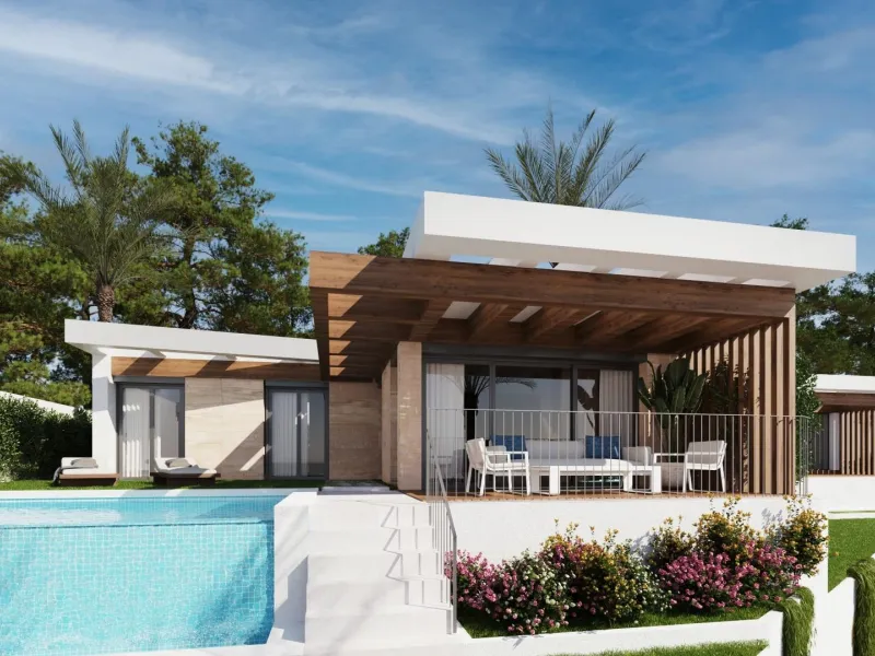 New development of single-family homes in Polop