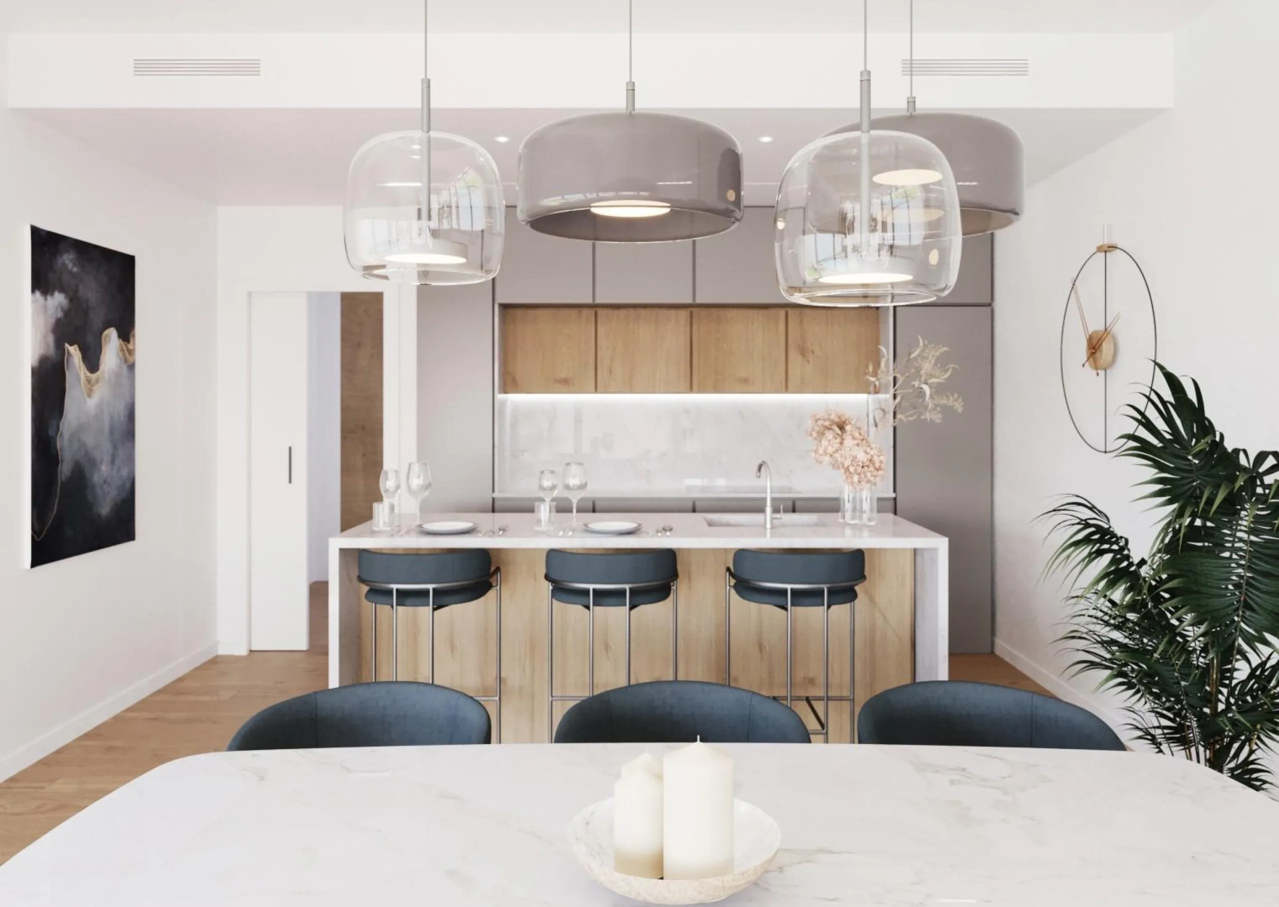 New development of single-family homes in Polop