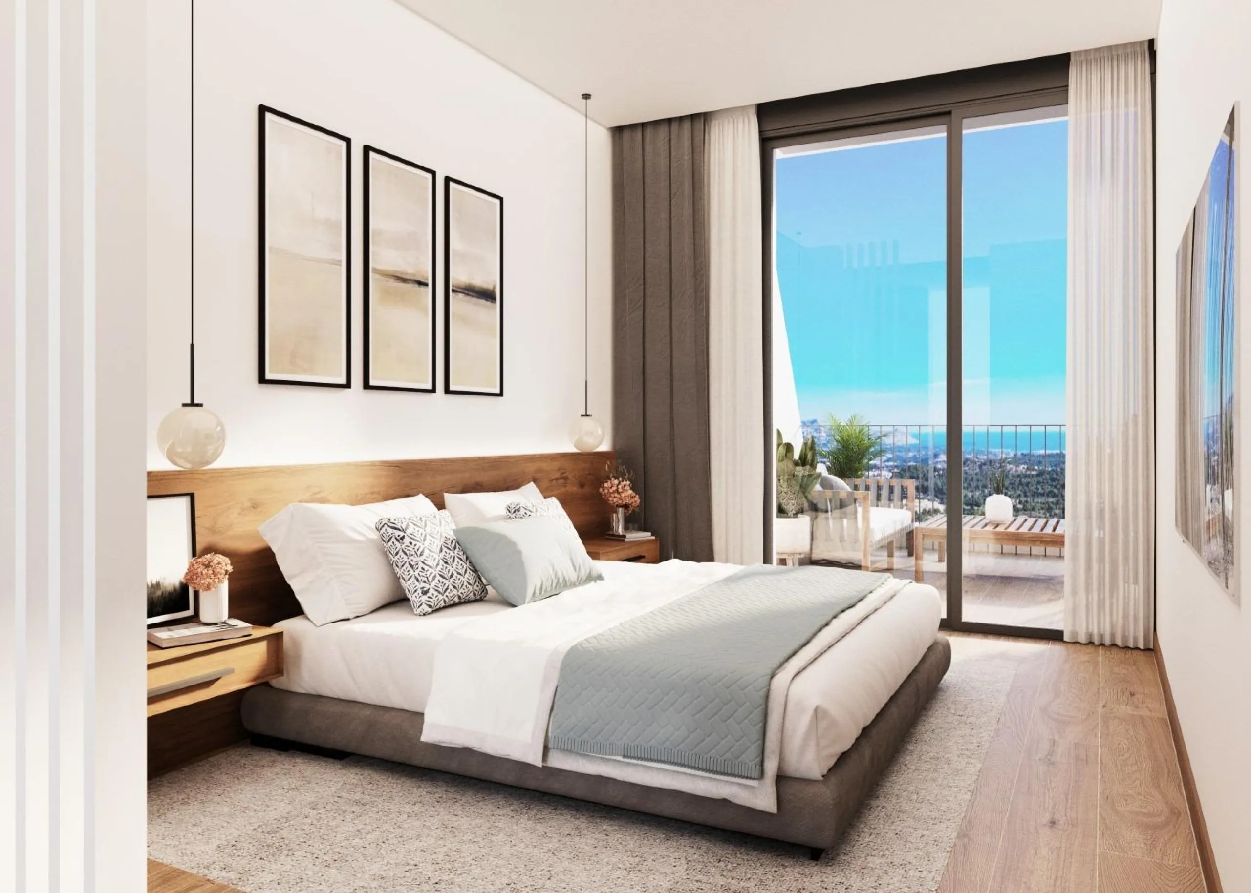New development of single-family homes in Polop