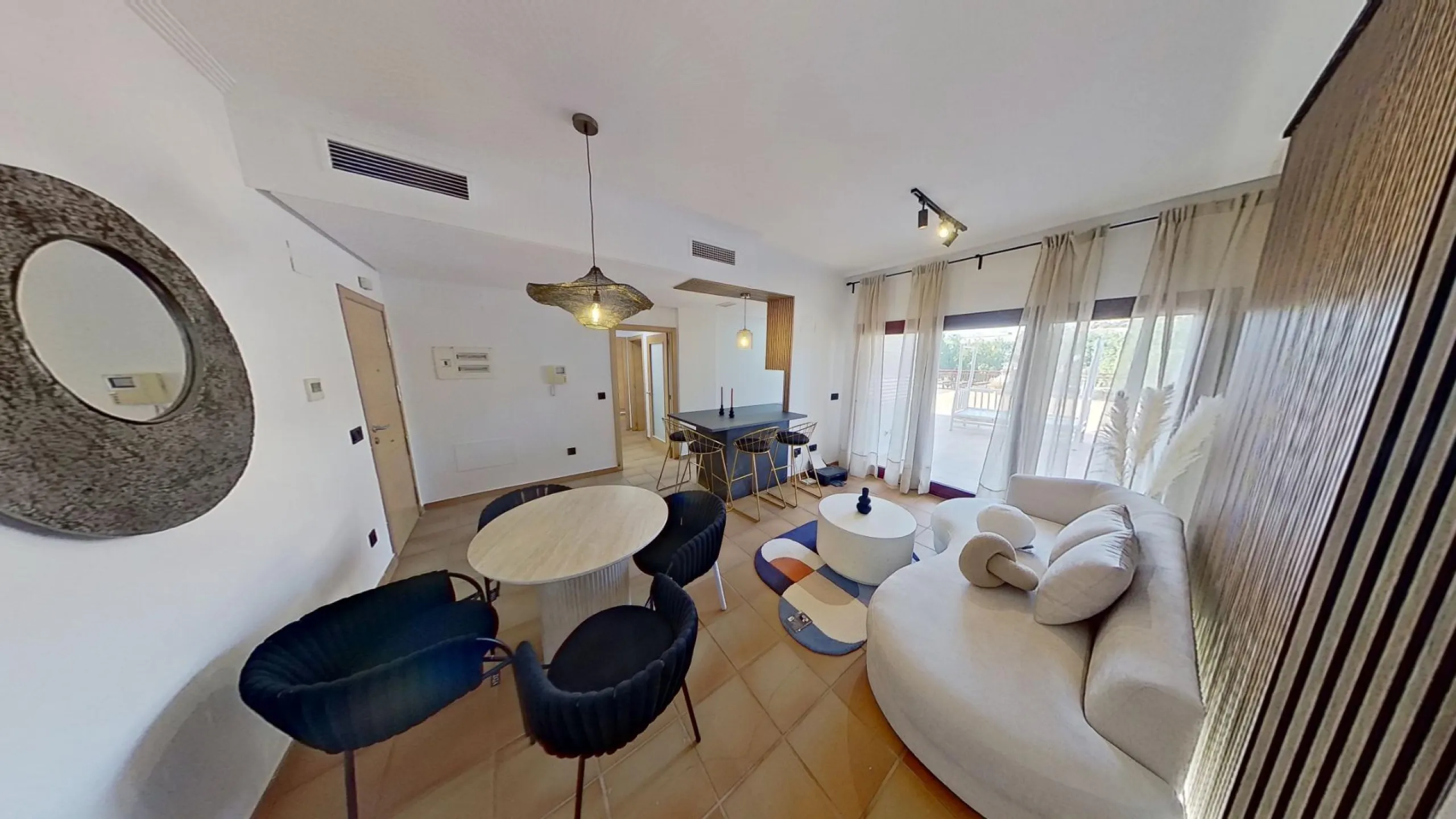 Apartment in Archena with views of the Ricote Valley and near the spa + garage + storage room sauna gym and pools