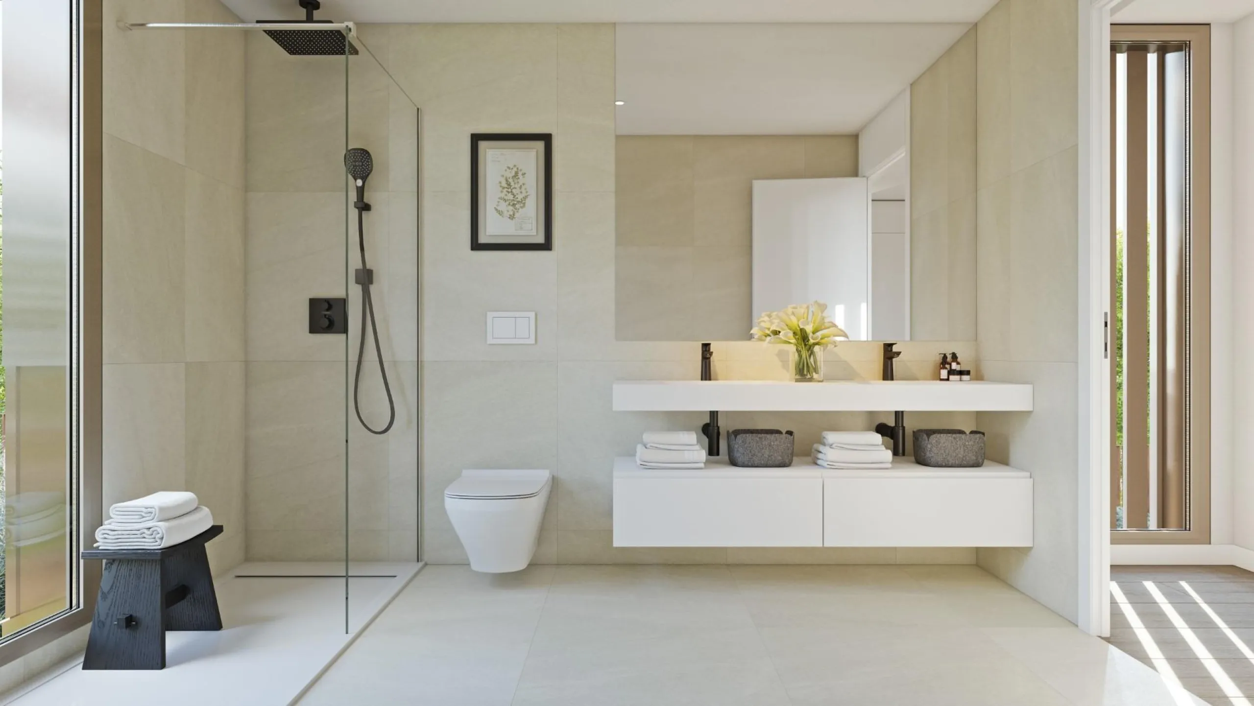 Viviendas adosadas de moderno diseño con piscina comunitaria