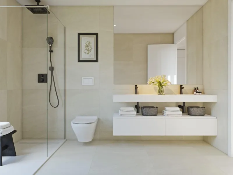 Viviendas adosadas de moderno diseño con piscina comunitaria