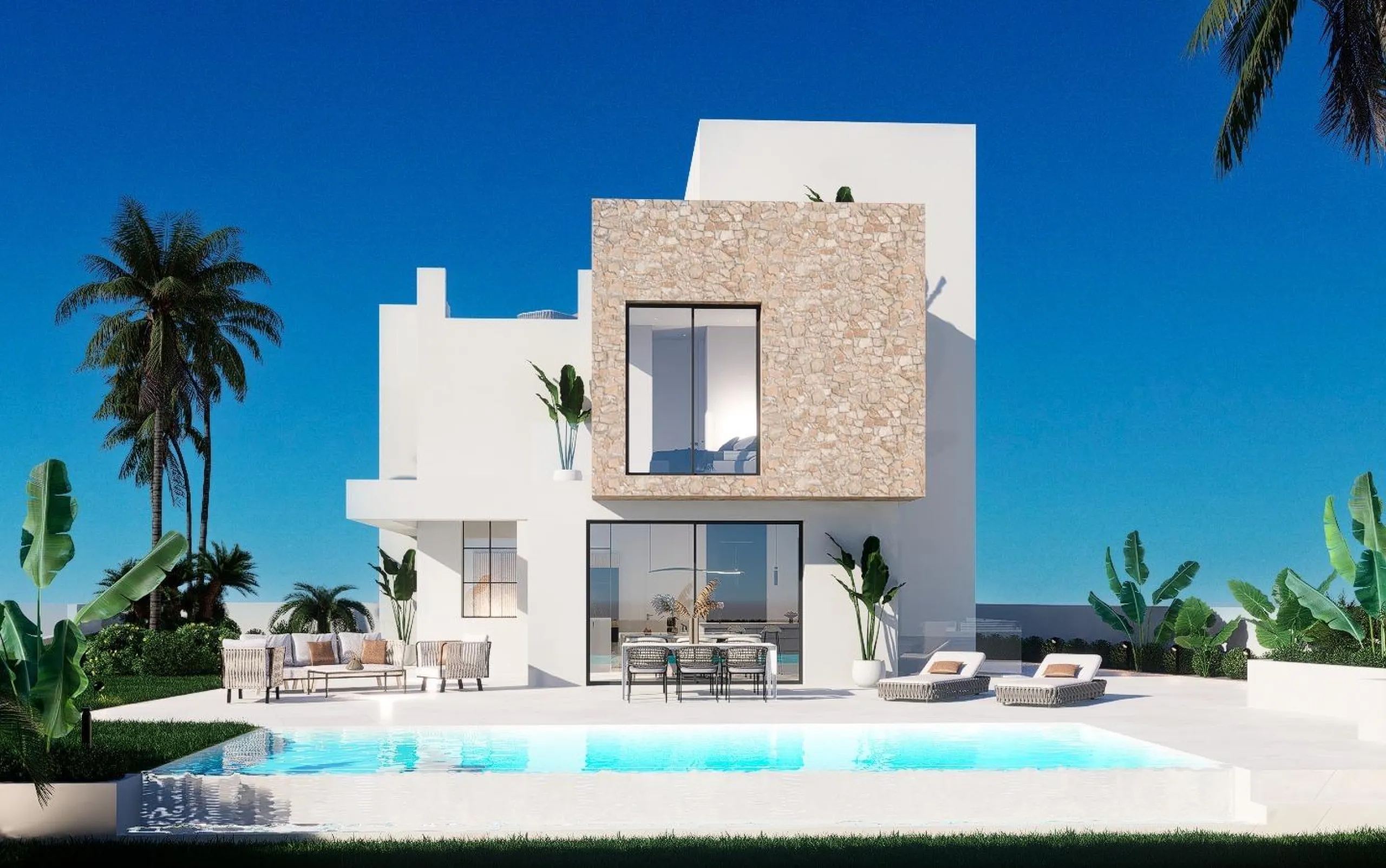 New luxury villas with private pool in Balcón de Finestrat
