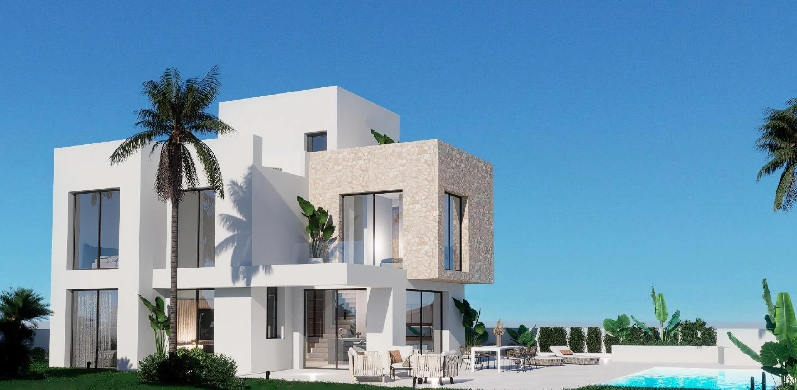 New luxury villas with private pool in Balcón de Finestrat