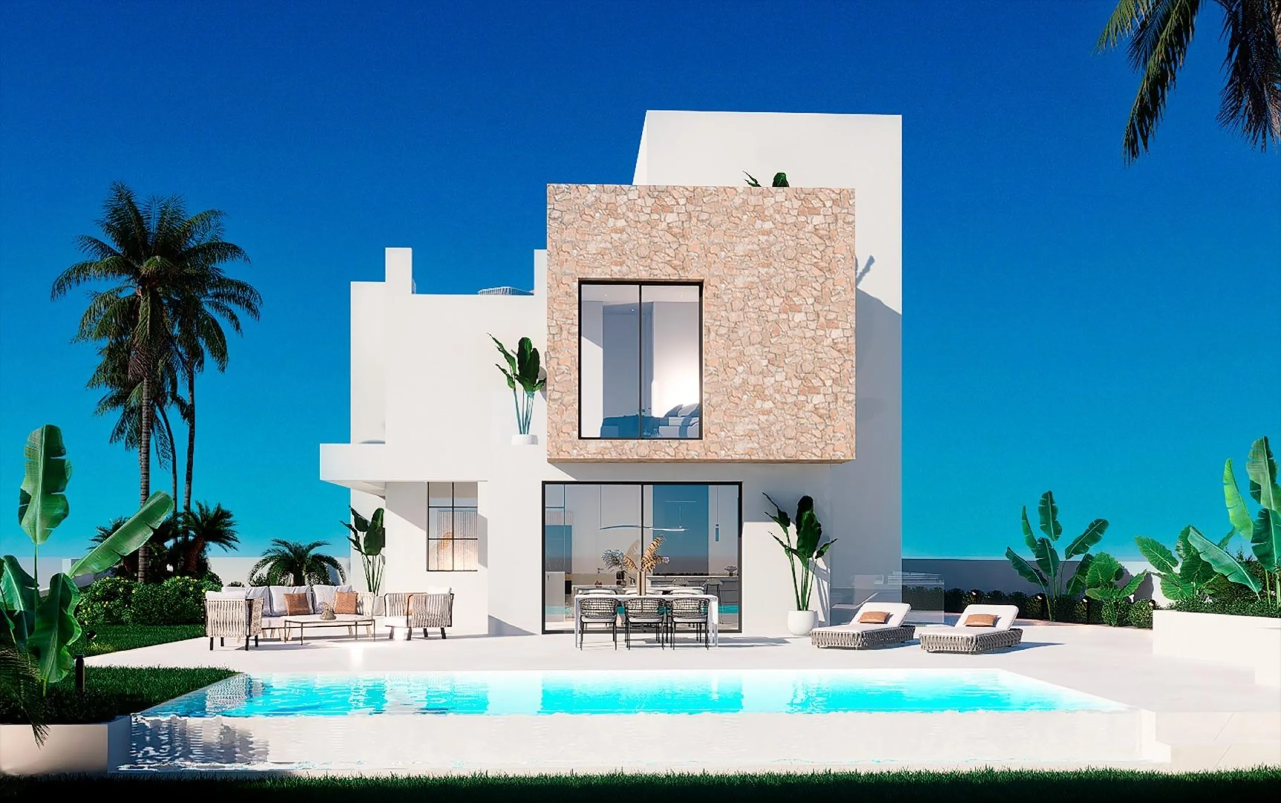New luxury villas with private pool in Balcón de Finestrat