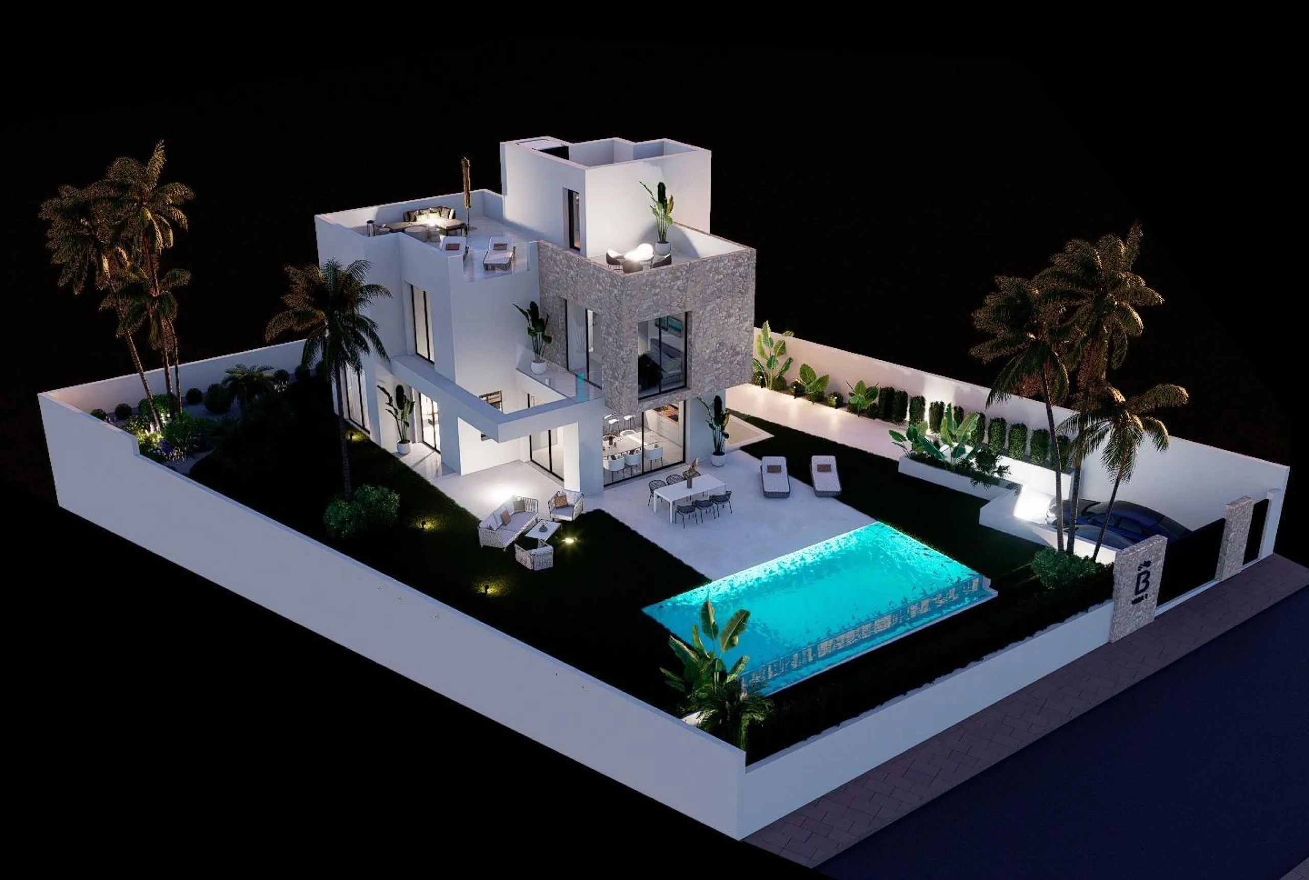 New luxury villas with private pool in Balcón de Finestrat