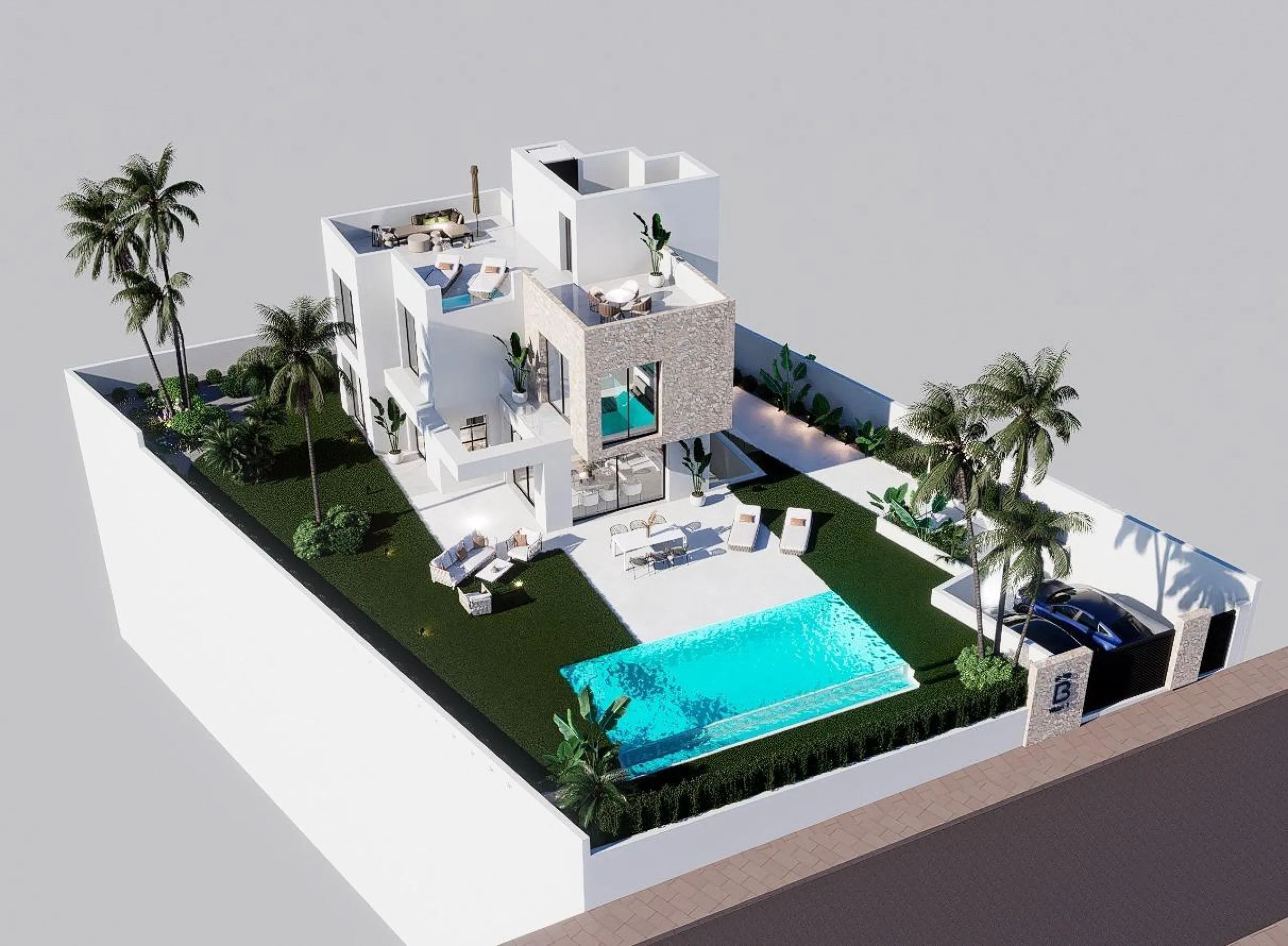 New luxury villas with private pool in Balcón de Finestrat