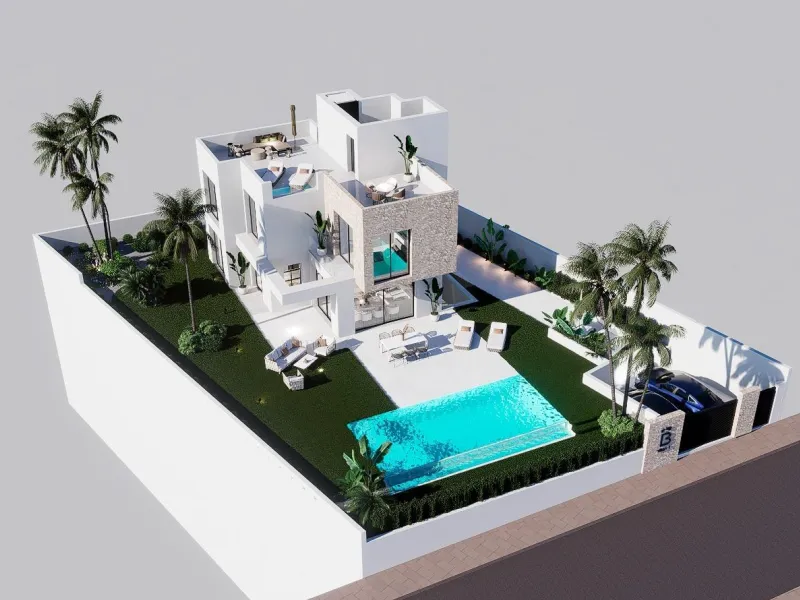 New luxury villas with private pool in Balcón de Finestrat