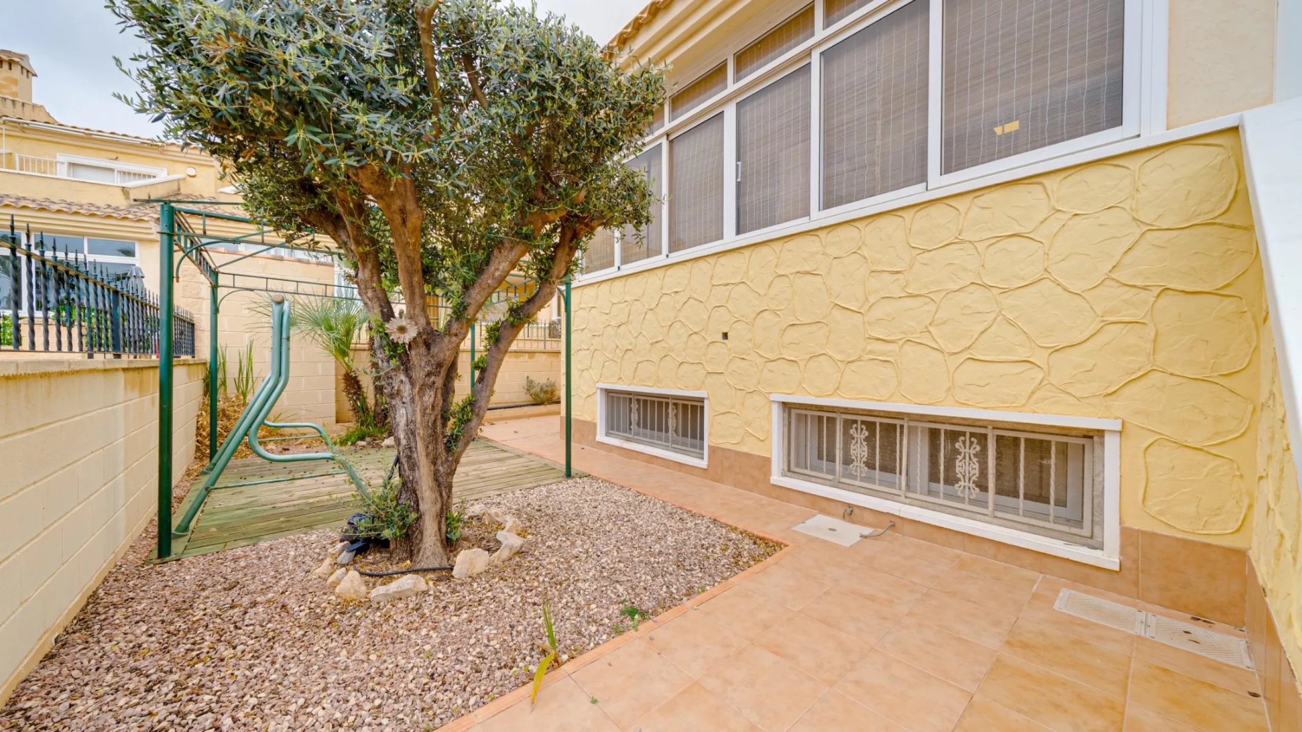 Large corner semi-detached house with sea views,