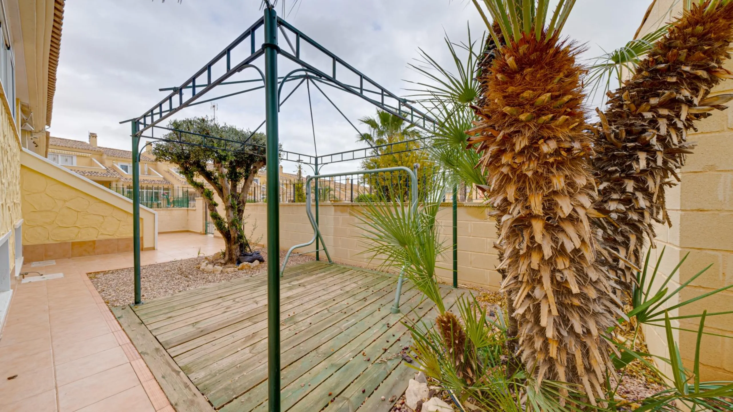 Large corner semi-detached house with sea views,
