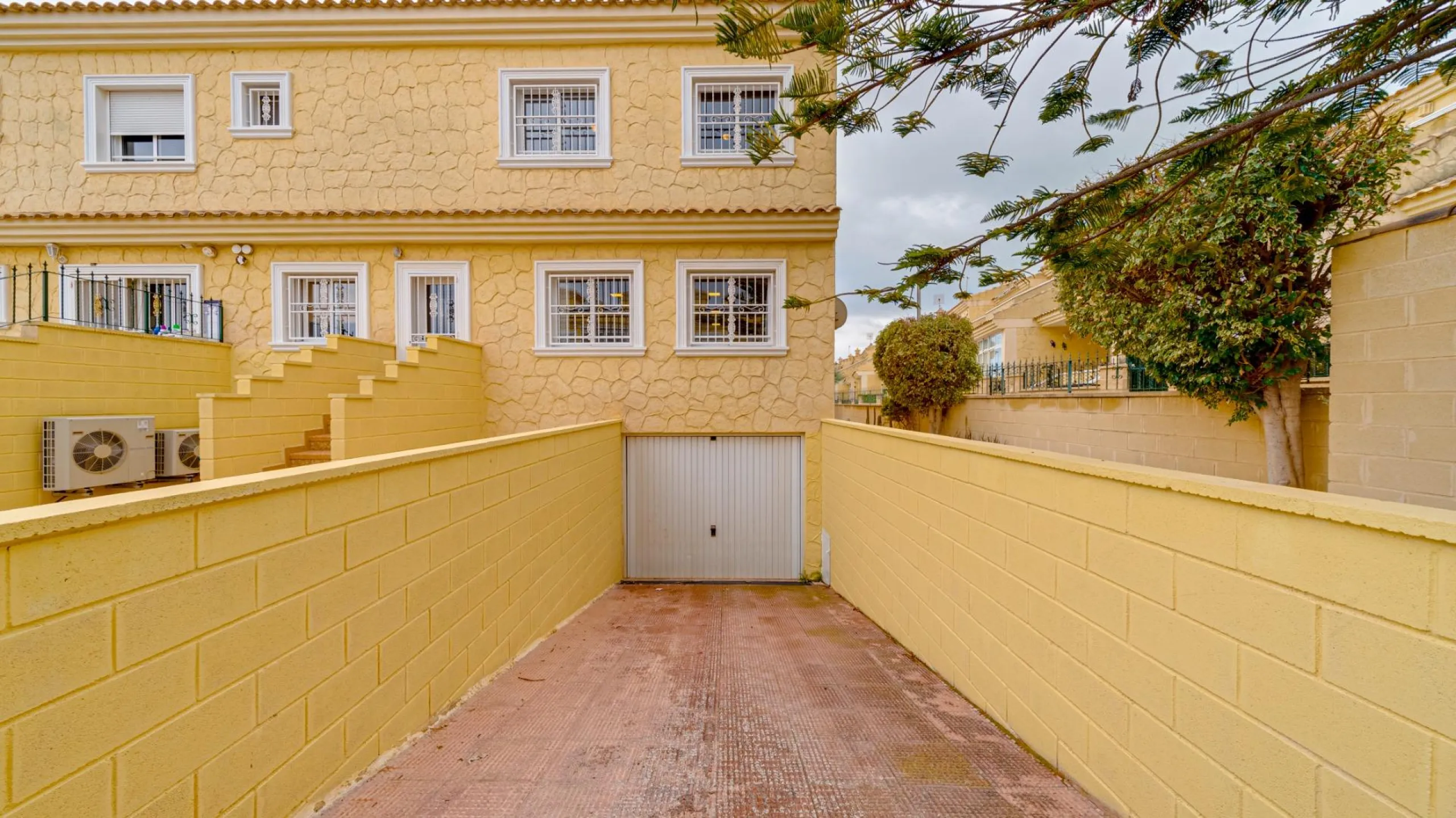 Large corner semi-detached house with sea views,