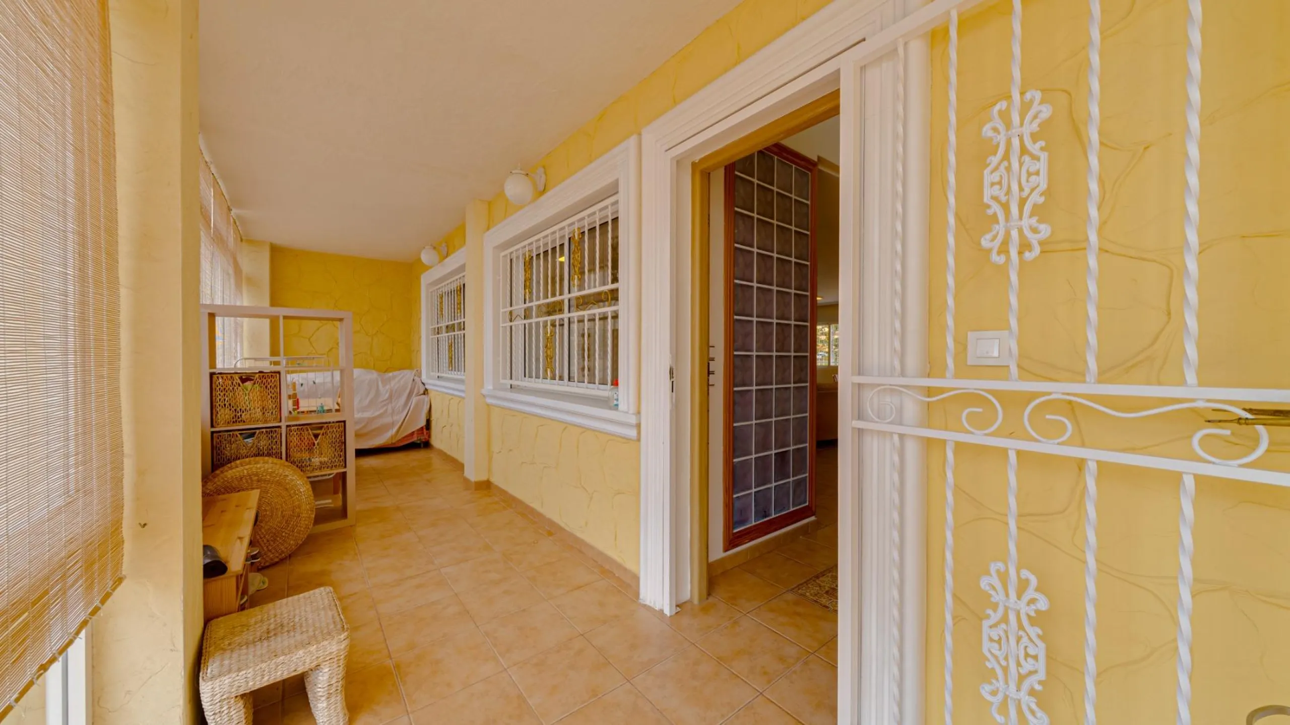 Large corner semi-detached house with sea views,