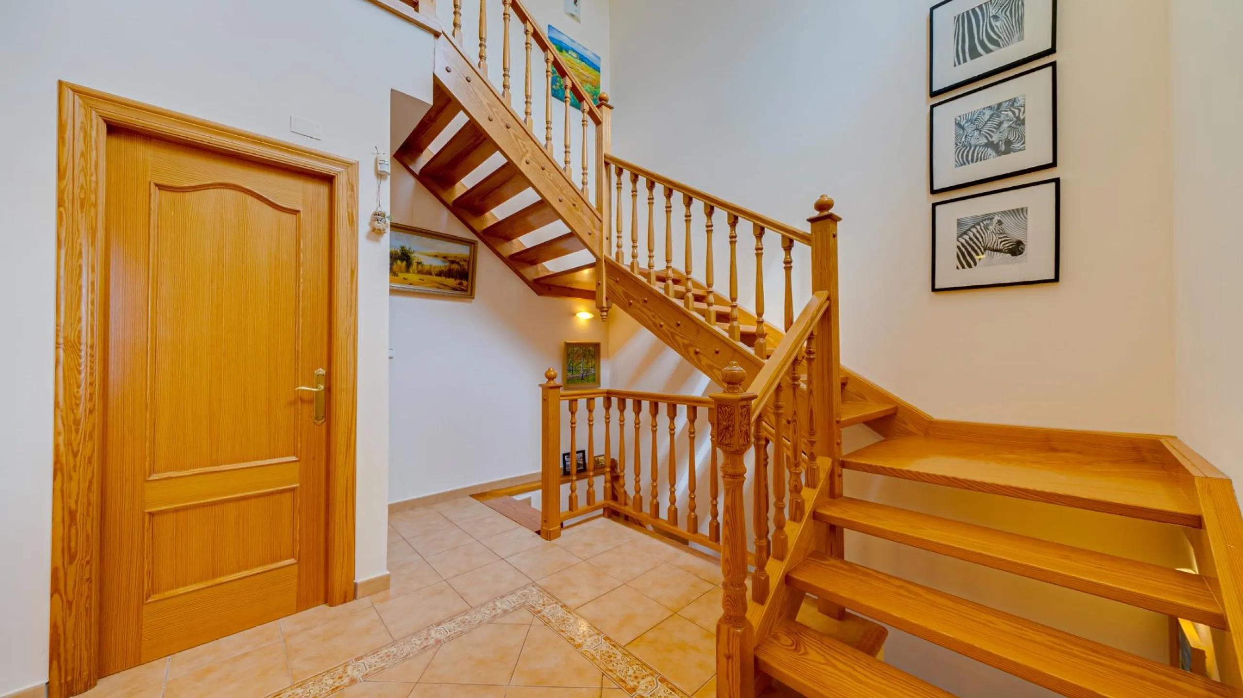 Large corner semi-detached house with sea views,