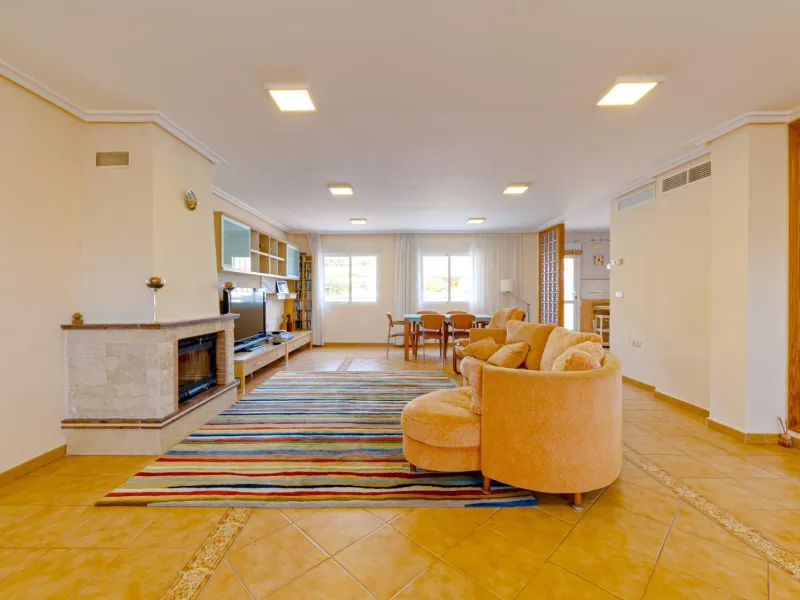 Large corner semi-detached house with sea views,