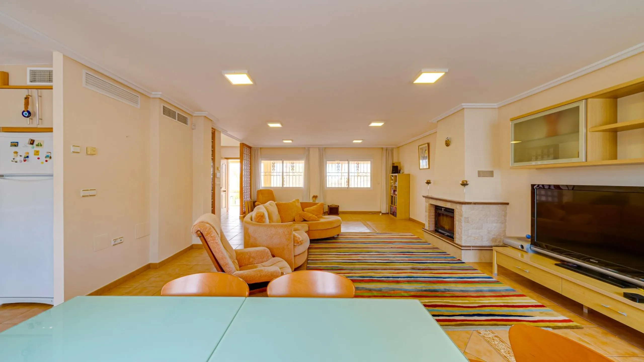 Large corner semi-detached house with sea views,