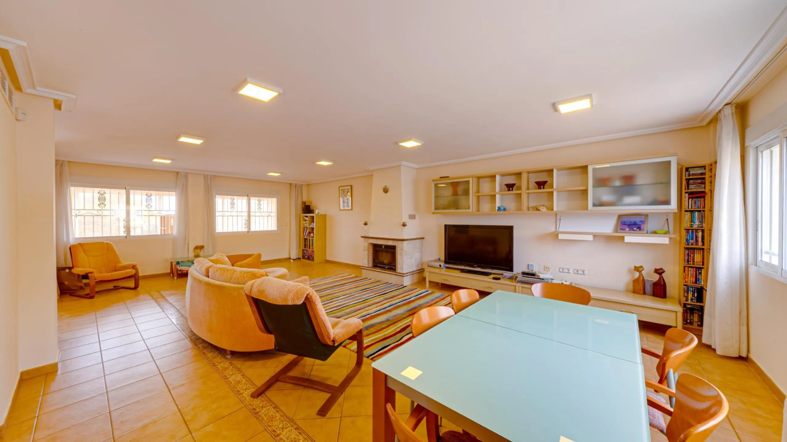 Large corner semi-detached house with sea views,