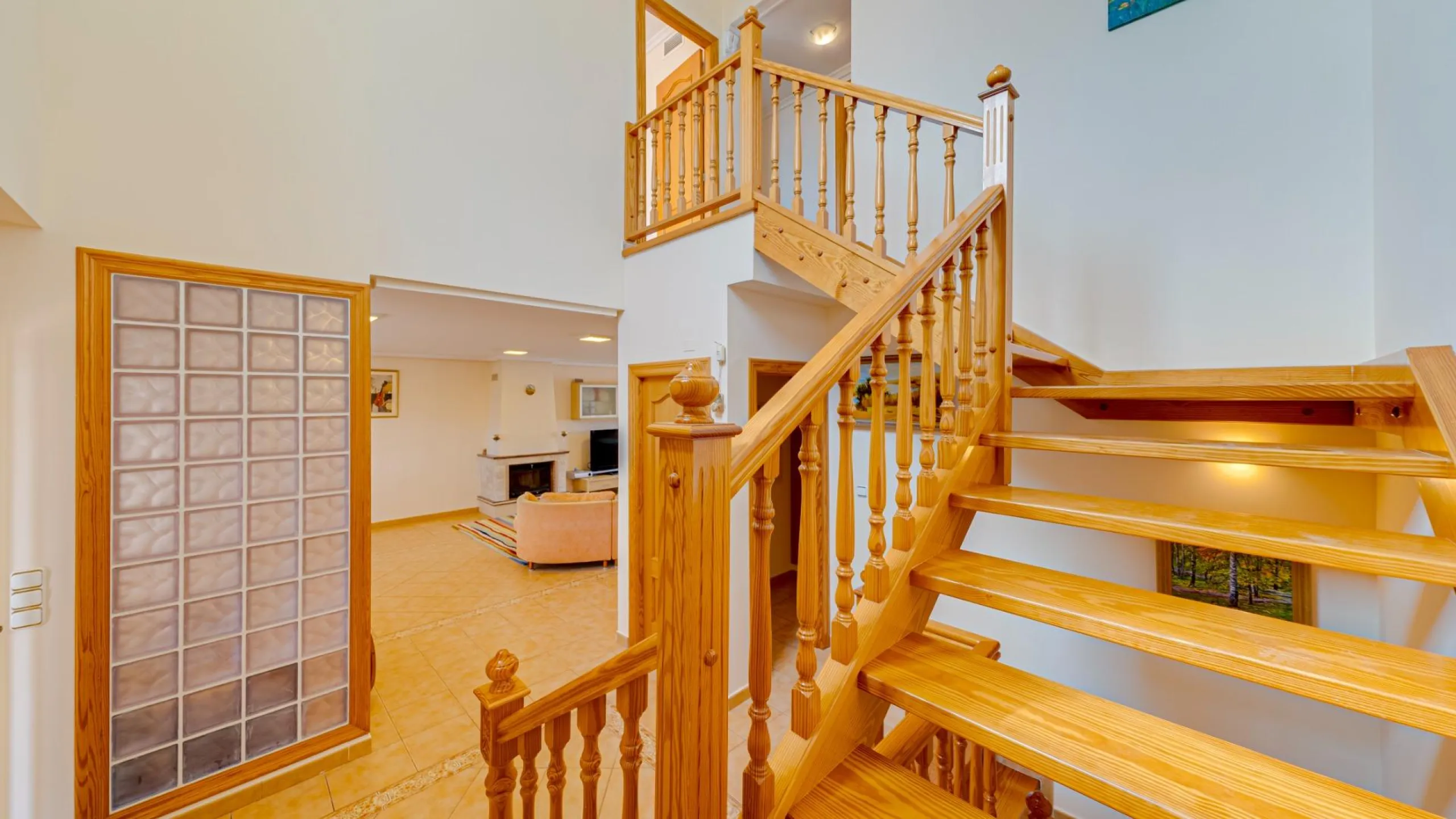 Large corner semi-detached house with sea views,