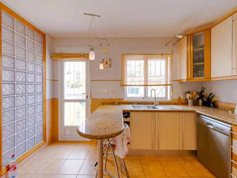 Large corner semi-detached house with sea views,
