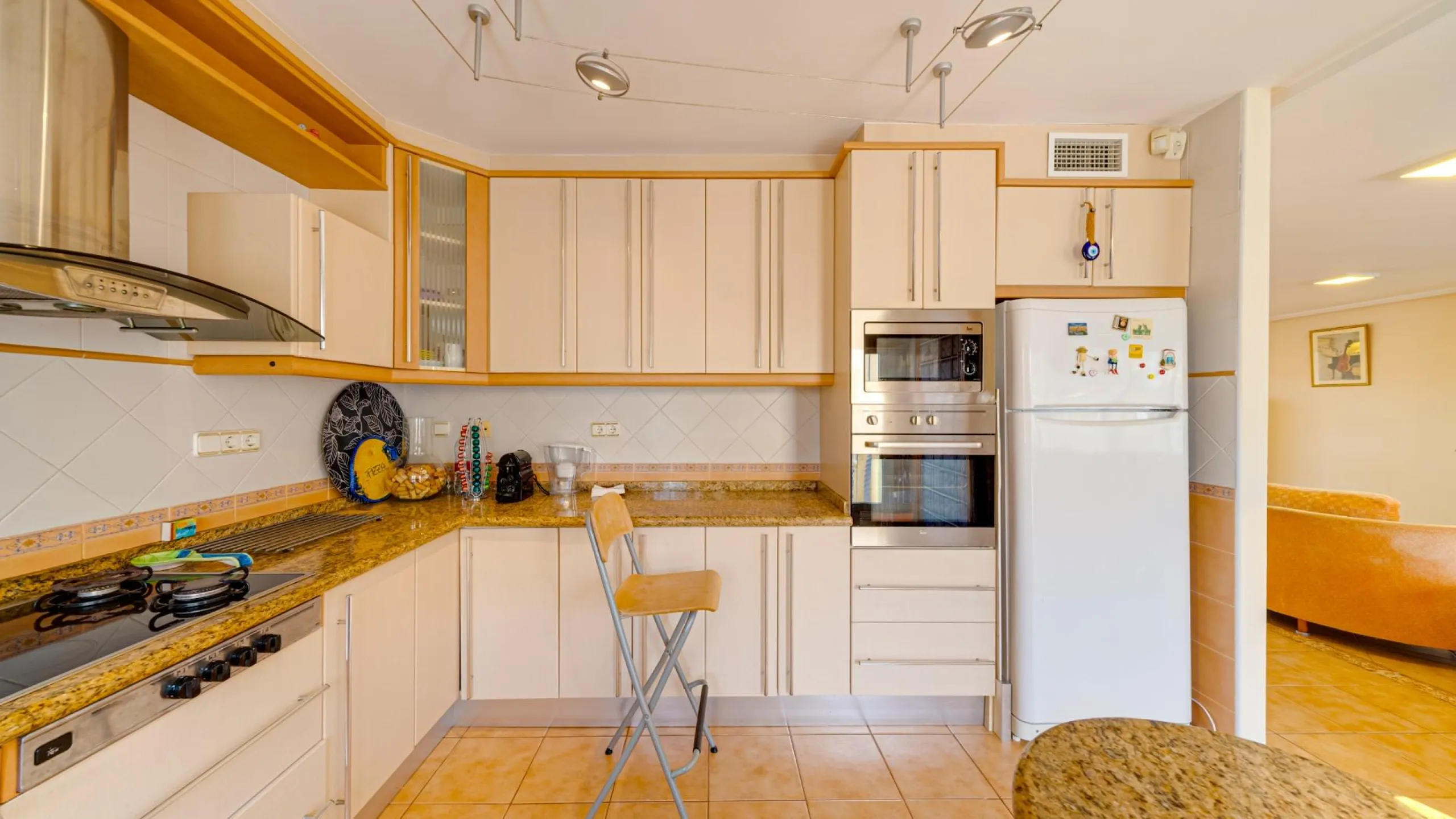 Large corner semi-detached house with sea views,