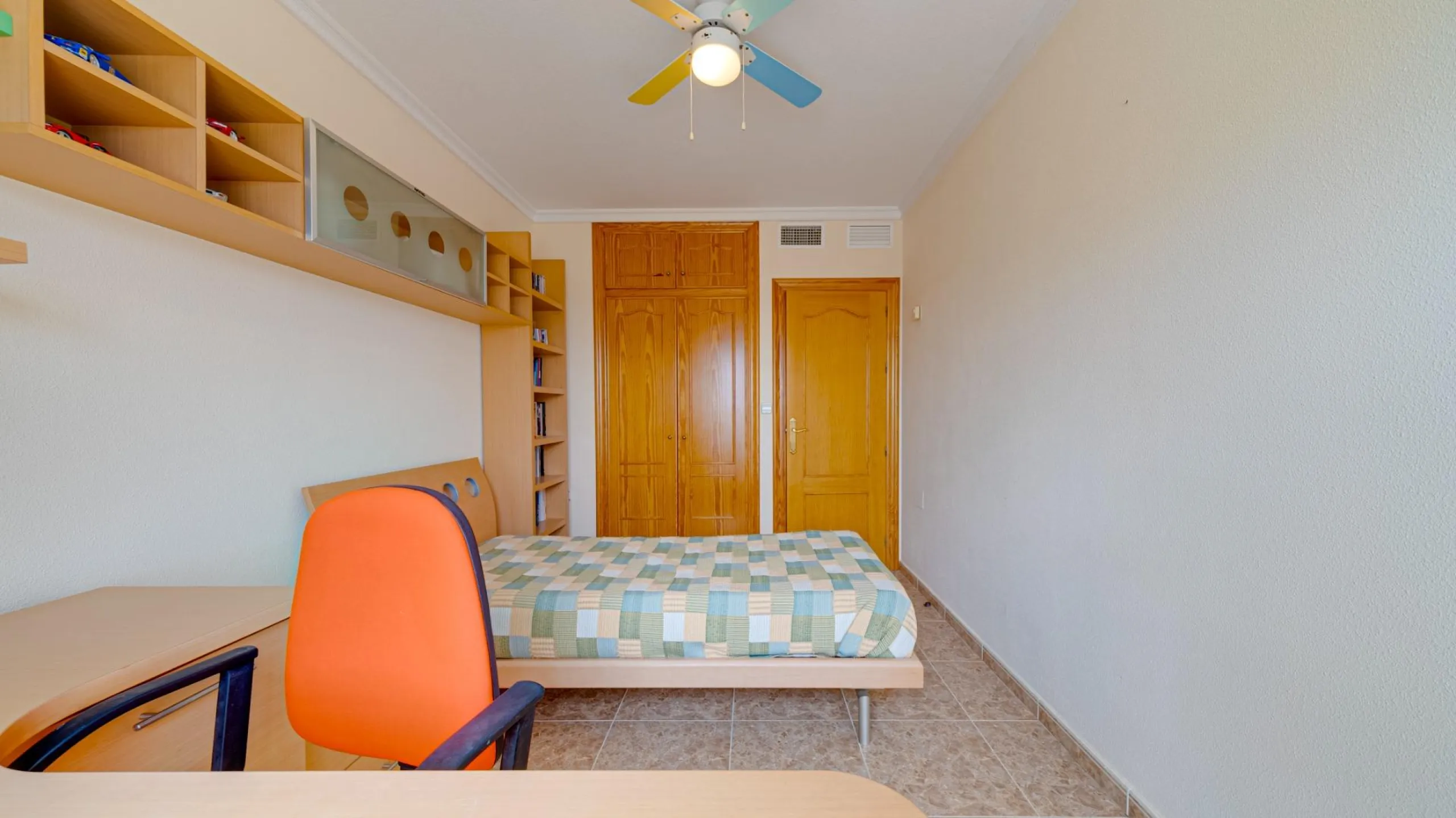 Large corner semi-detached house with sea views,