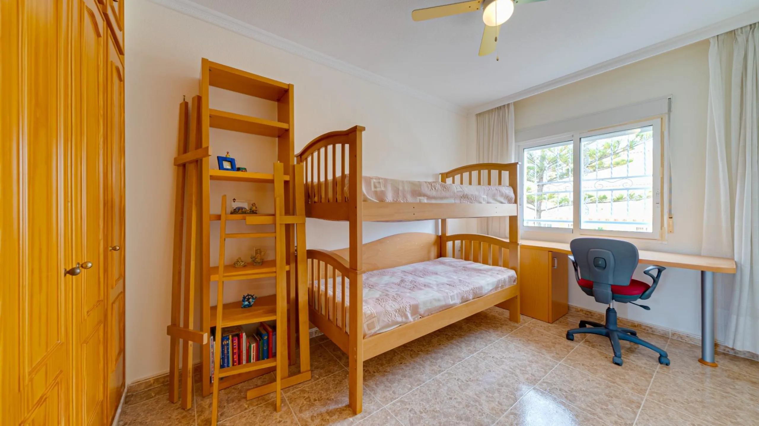 Large corner semi-detached house with sea views,