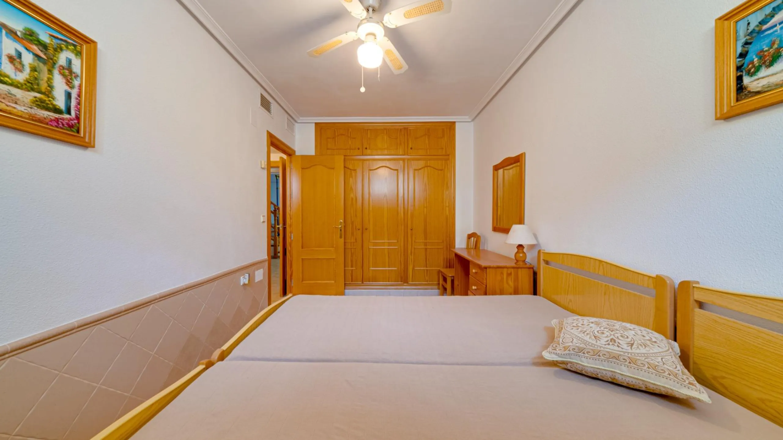 Large corner semi-detached house with sea views,