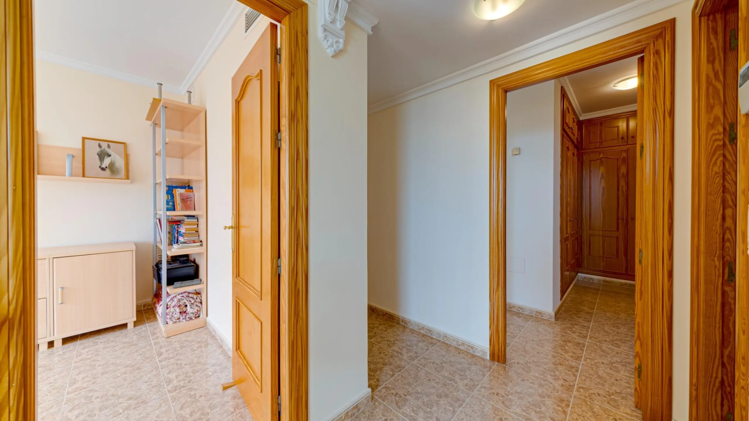 Large corner semi-detached house with sea views,