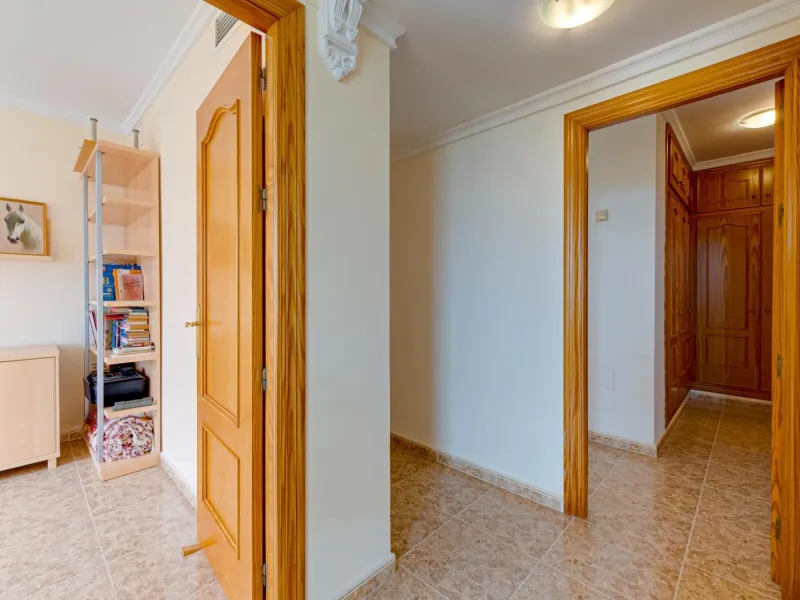 Large corner semi-detached house with sea views,