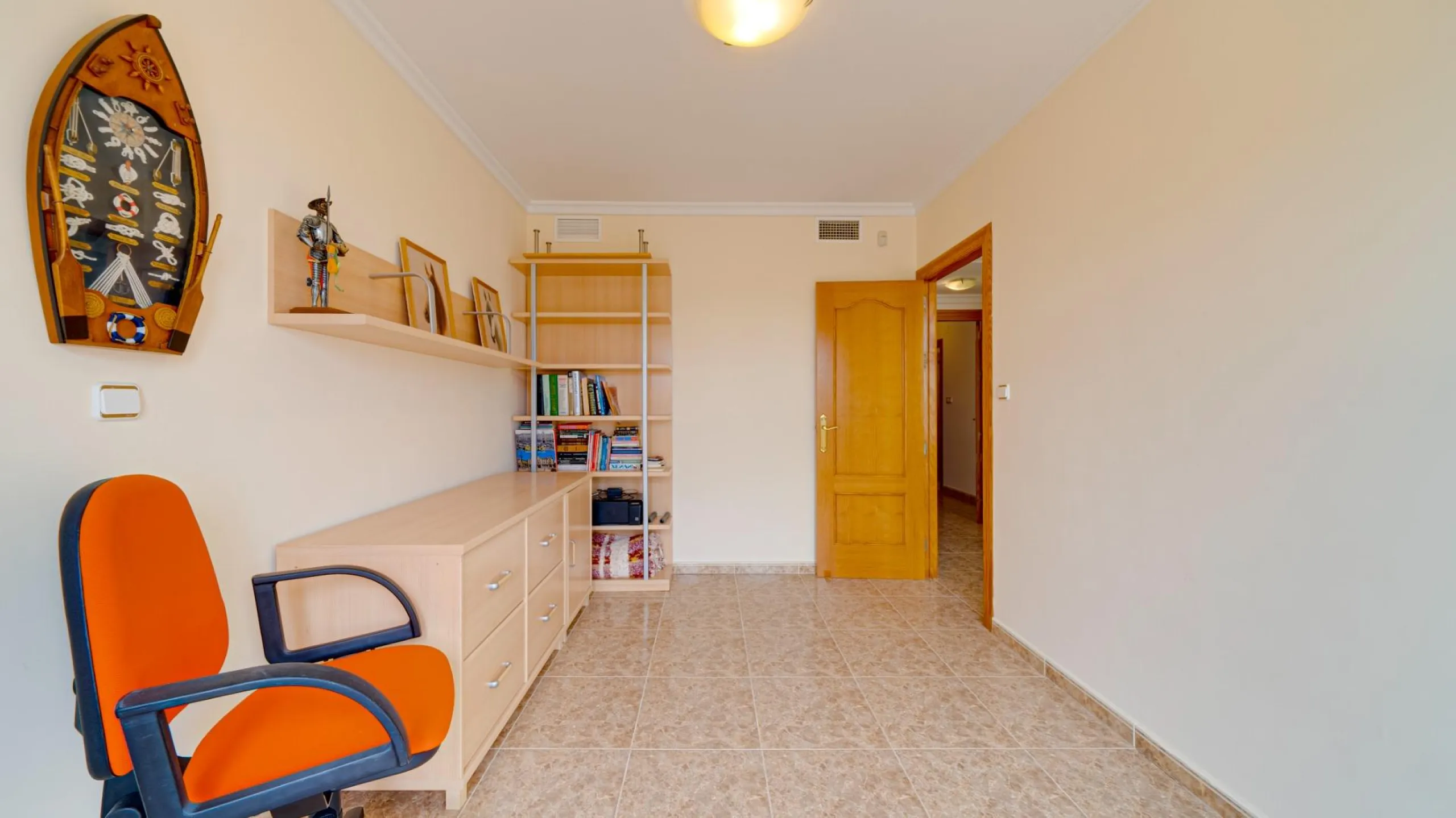 Large corner semi-detached house with sea views,