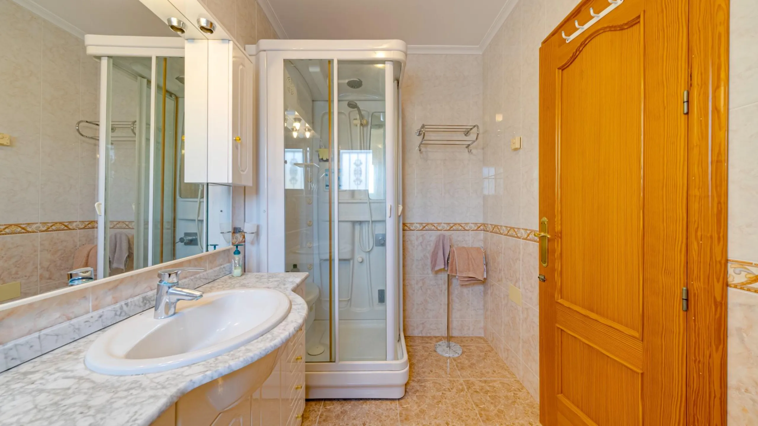 Large corner semi-detached house with sea views,