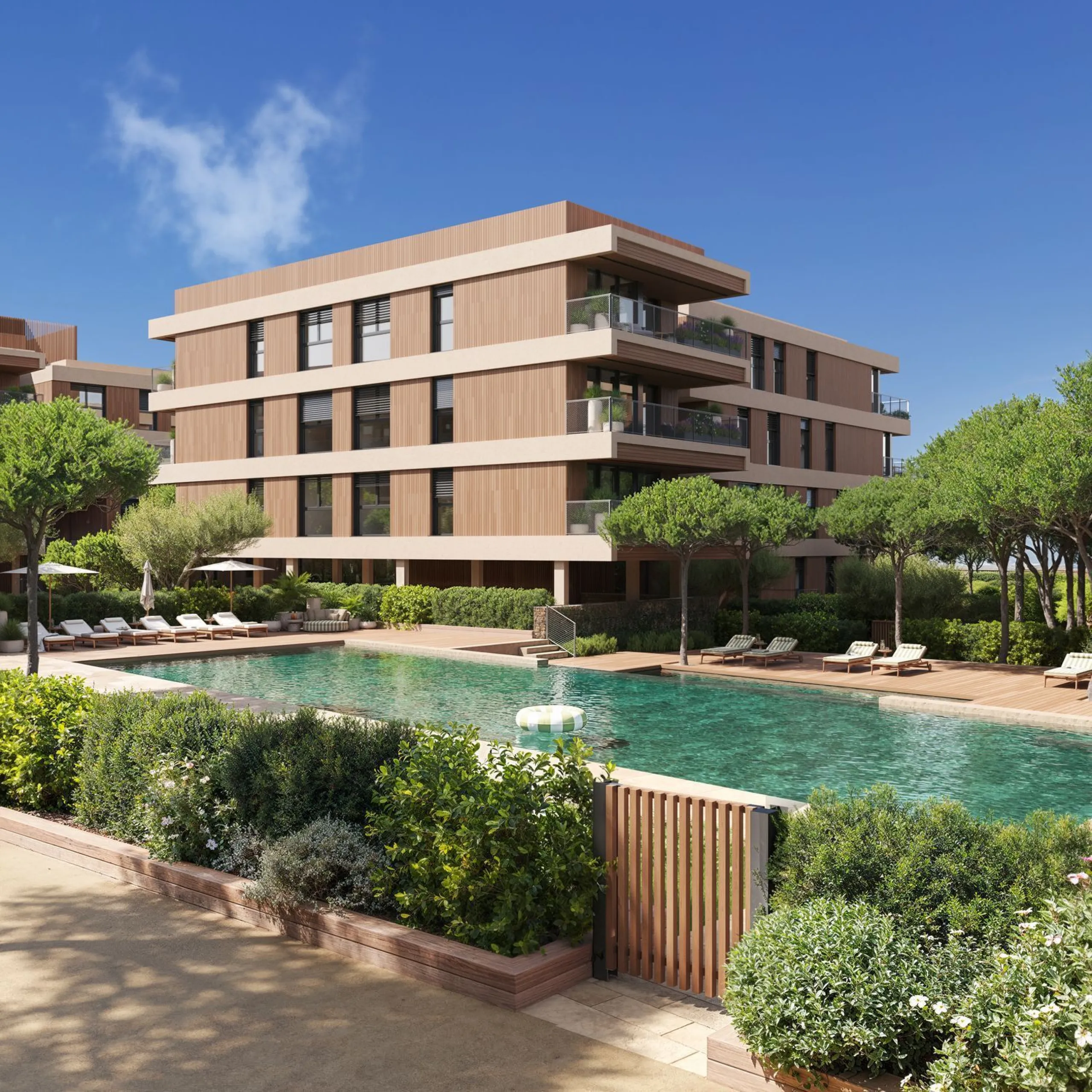 Piso con vistas al mar y terraza en Gava Mar – Primera línea de playa
