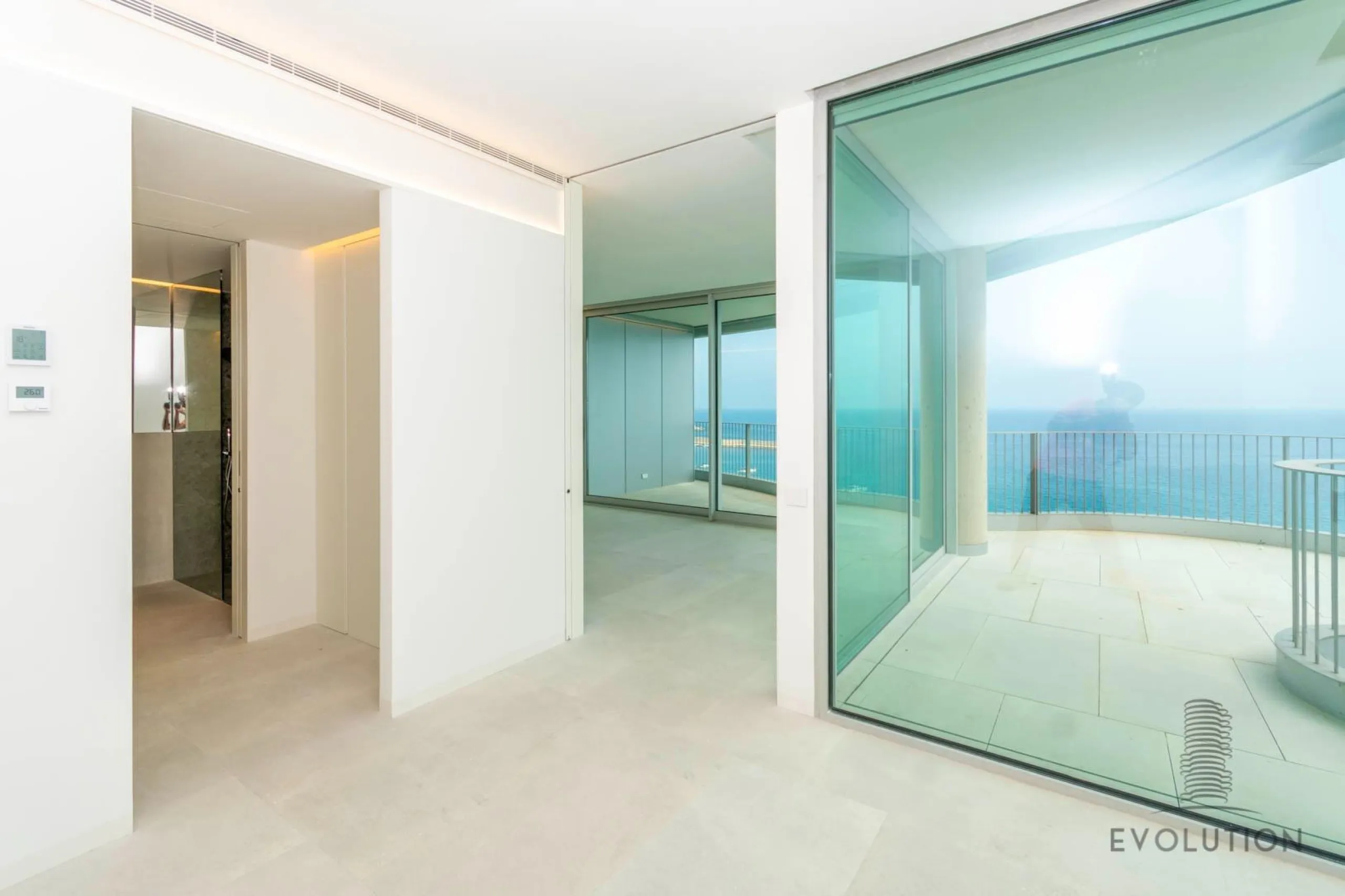 Homes with modern design and high technology on the front line