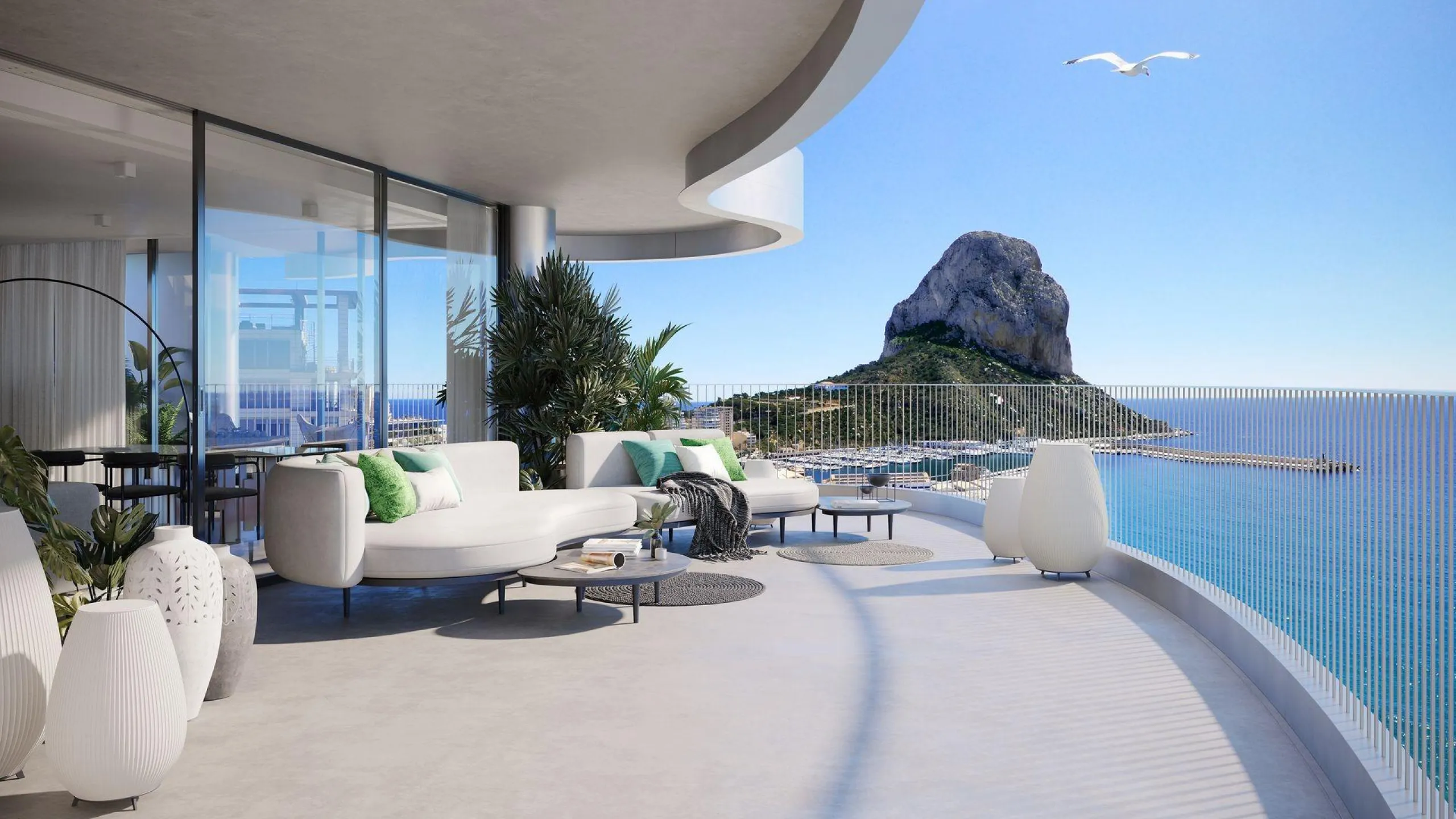 Homes with modern design and high technology on the front line