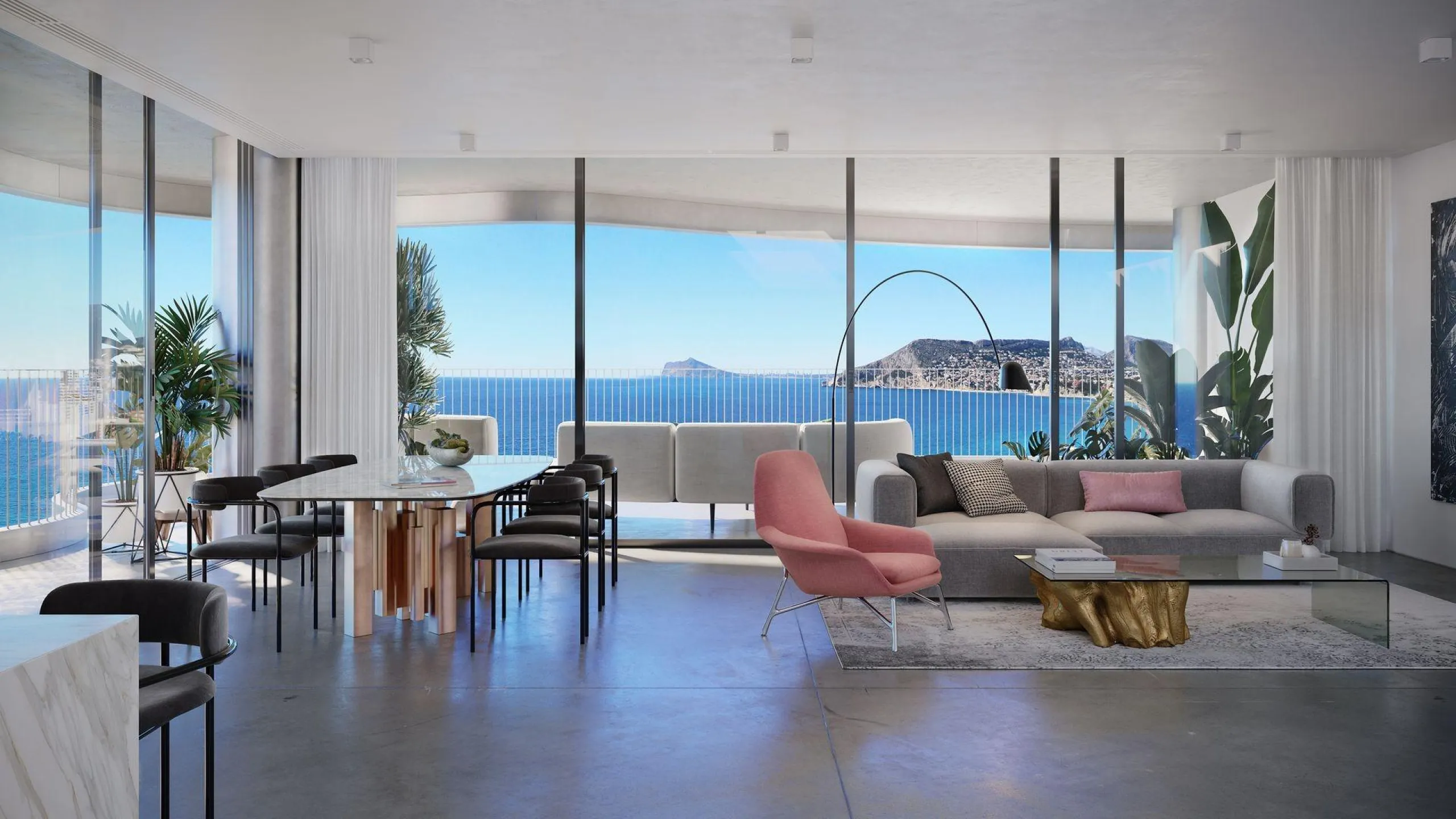 Homes with modern design and high technology on the front line