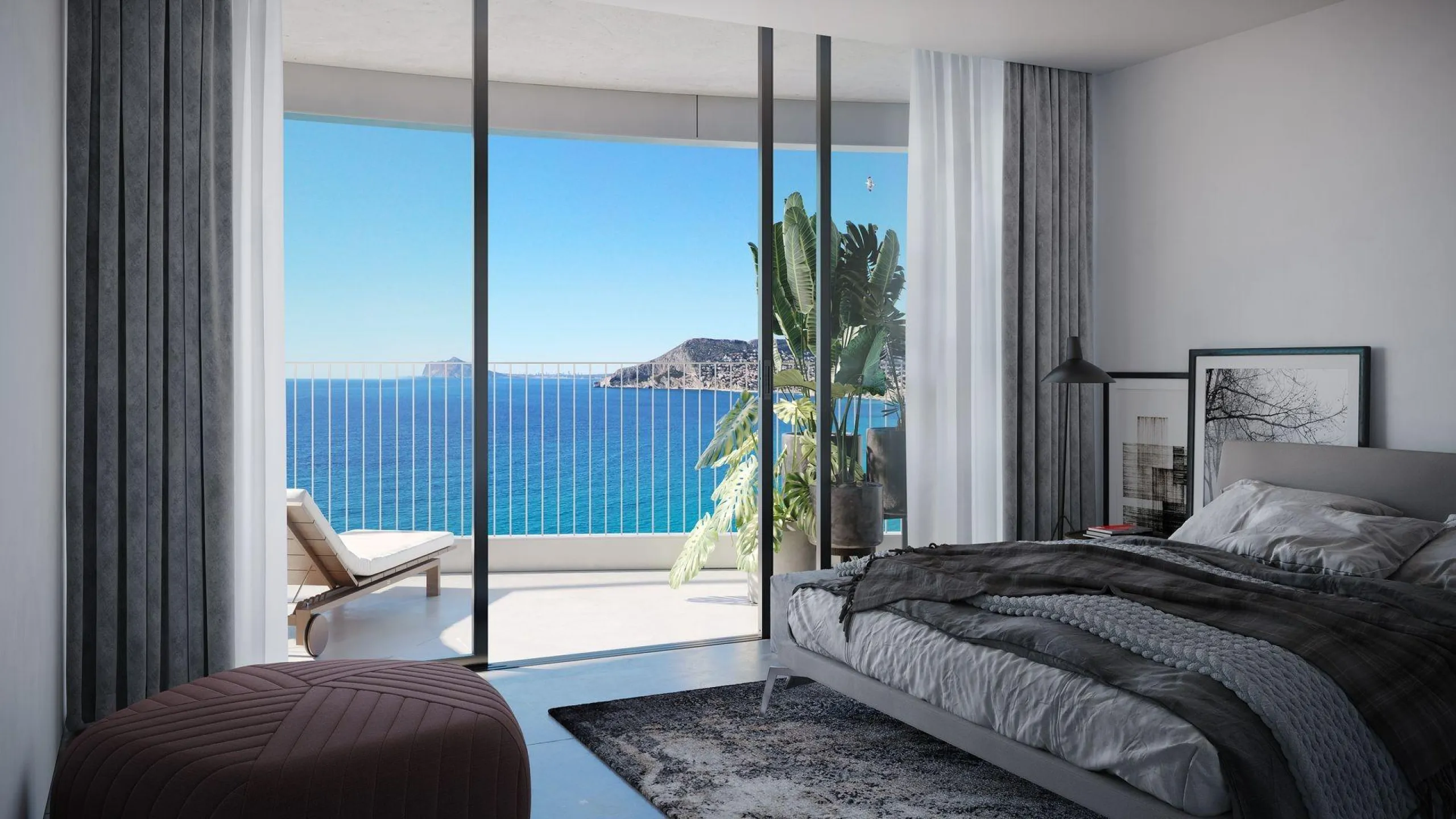 Homes with modern design and high technology on the front line