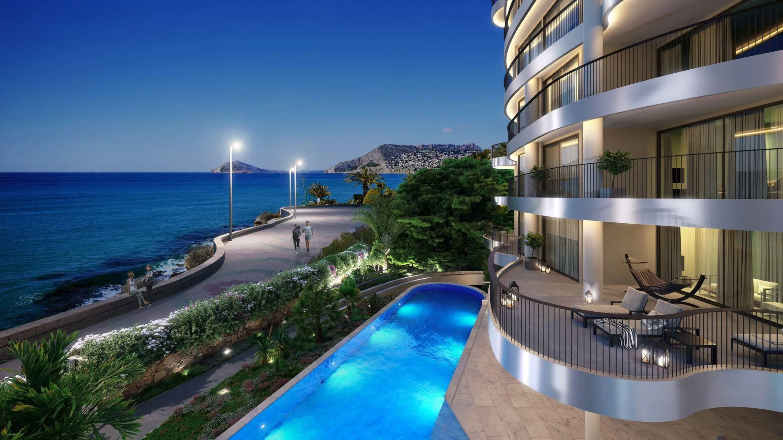 Homes with modern design and high technology on the front line