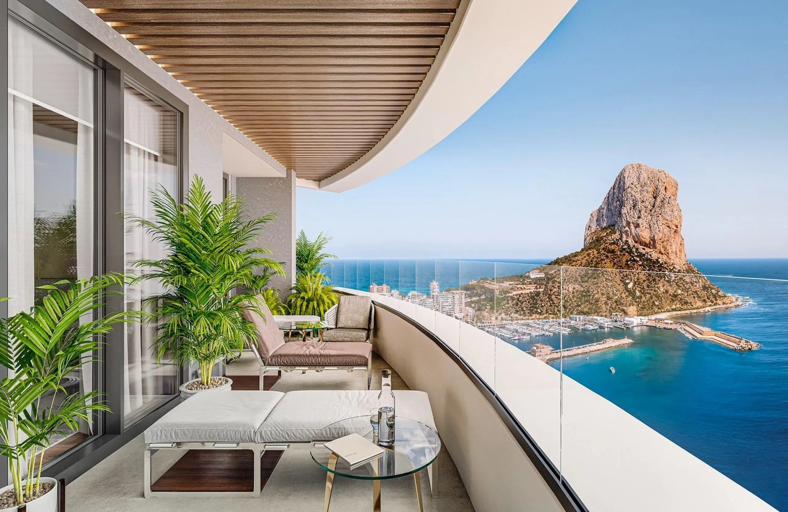 New designer apartments facing the Mediterranean Sea