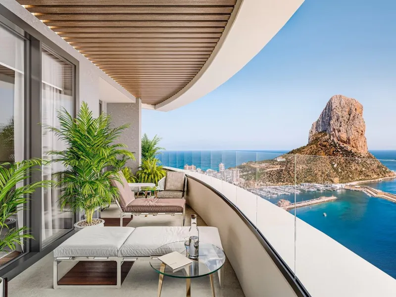 New designer apartments facing the Mediterranean Sea