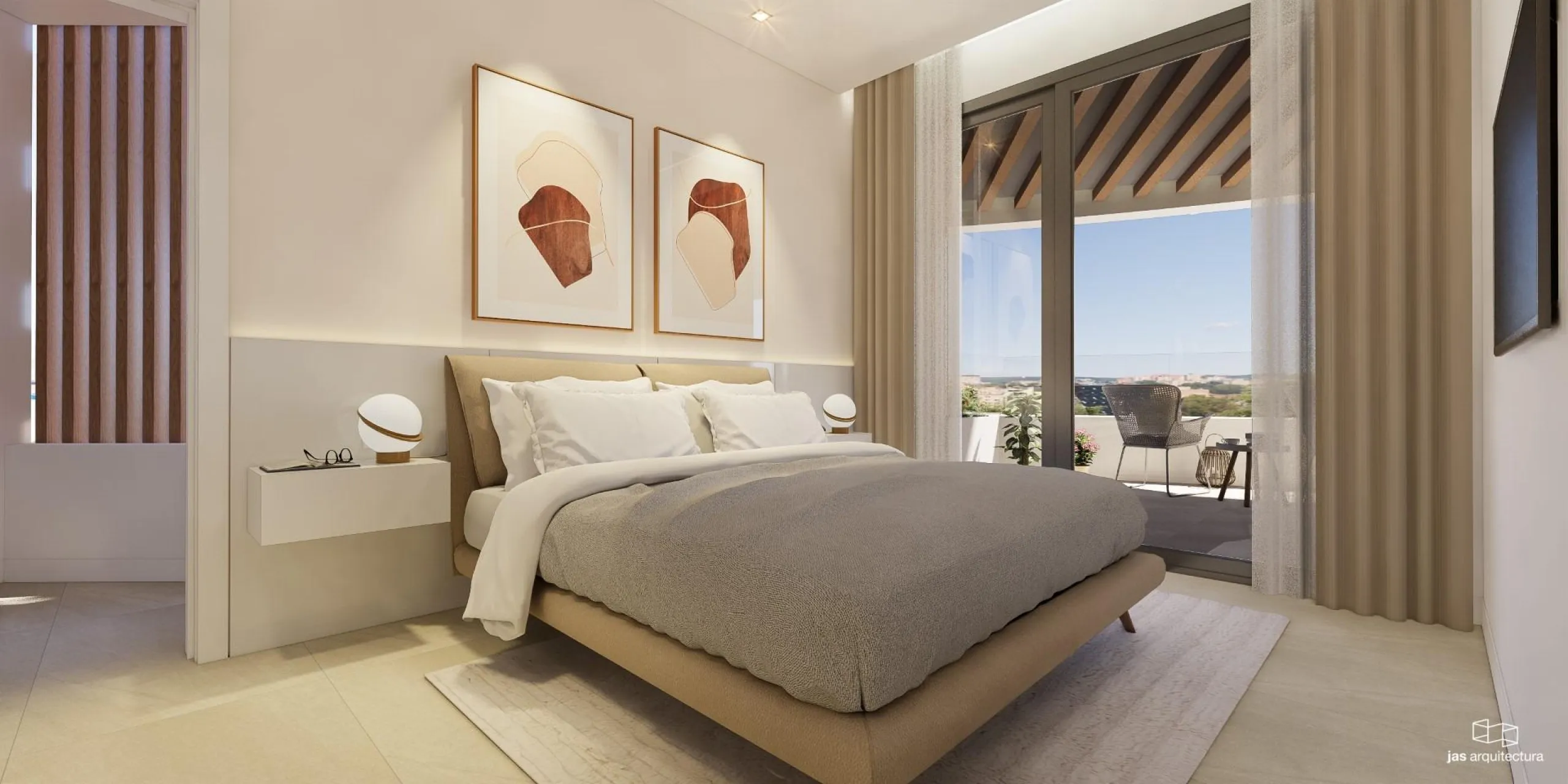 New designer apartments facing the Mediterranean Sea