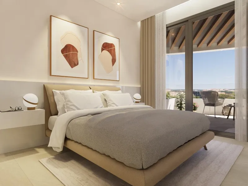New designer apartments facing the Mediterranean Sea