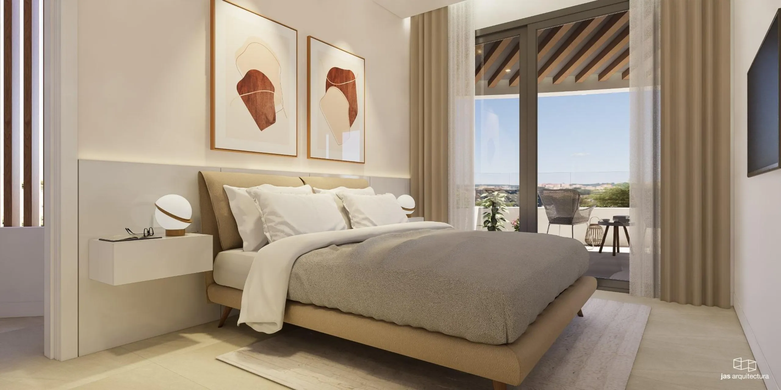 New designer apartments facing the Mediterranean Sea
