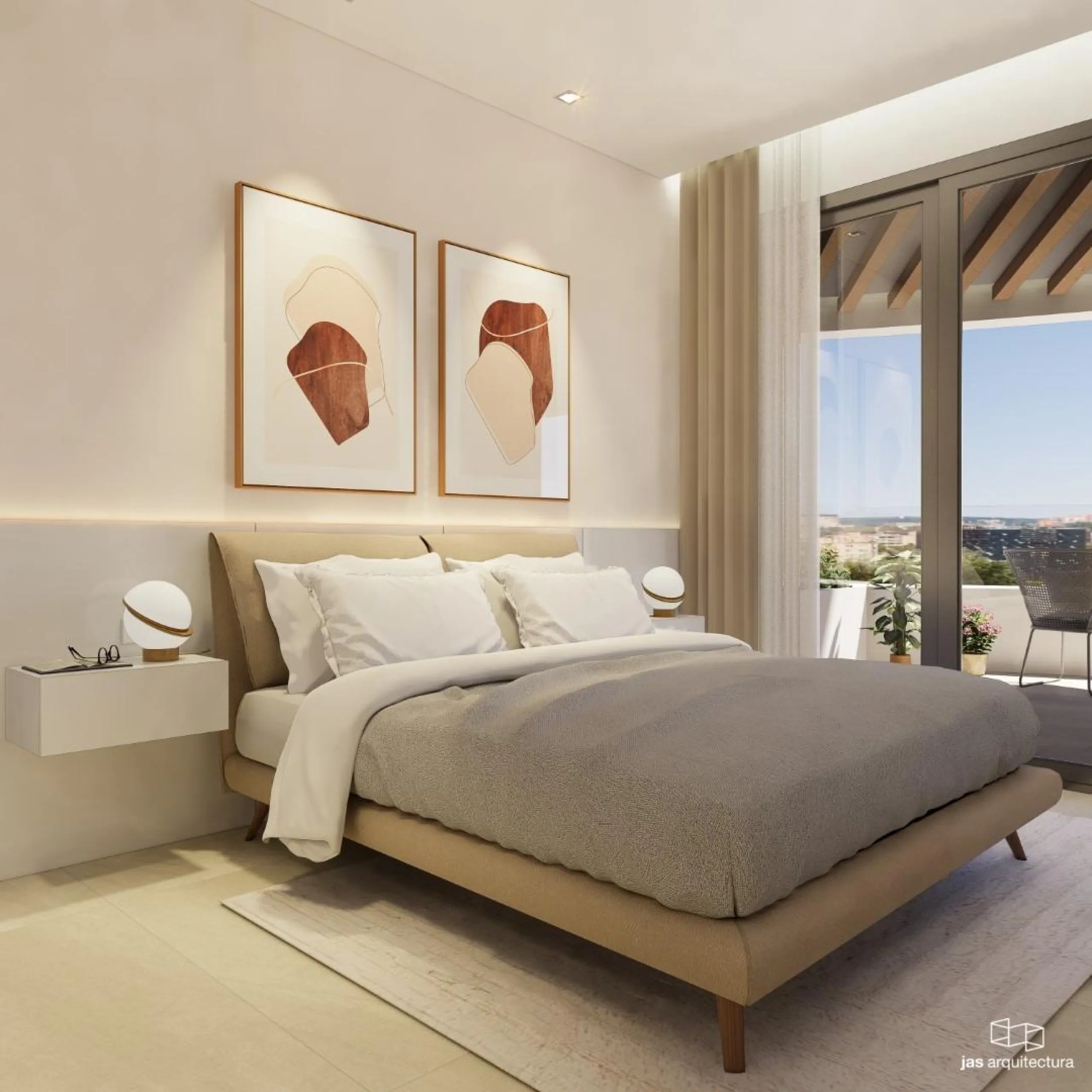 New designer apartments facing the Mediterranean Sea