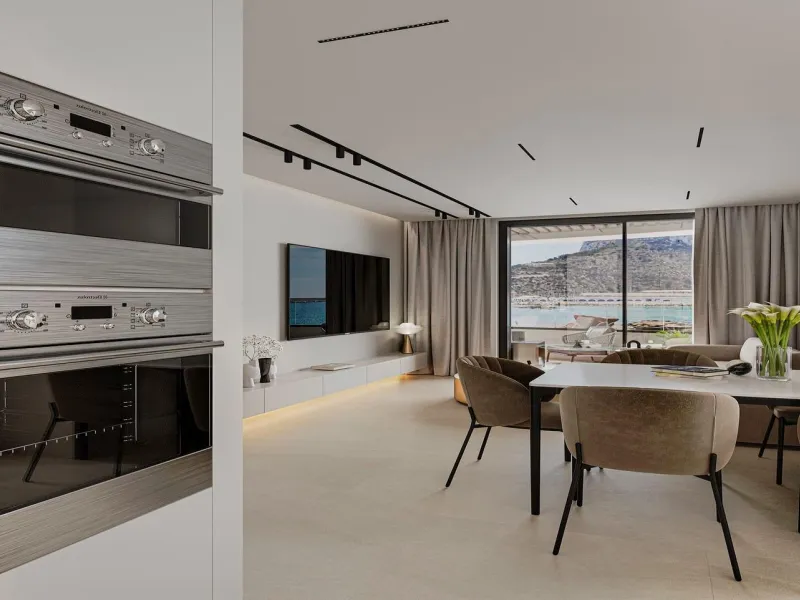 New designer apartments facing the Mediterranean Sea