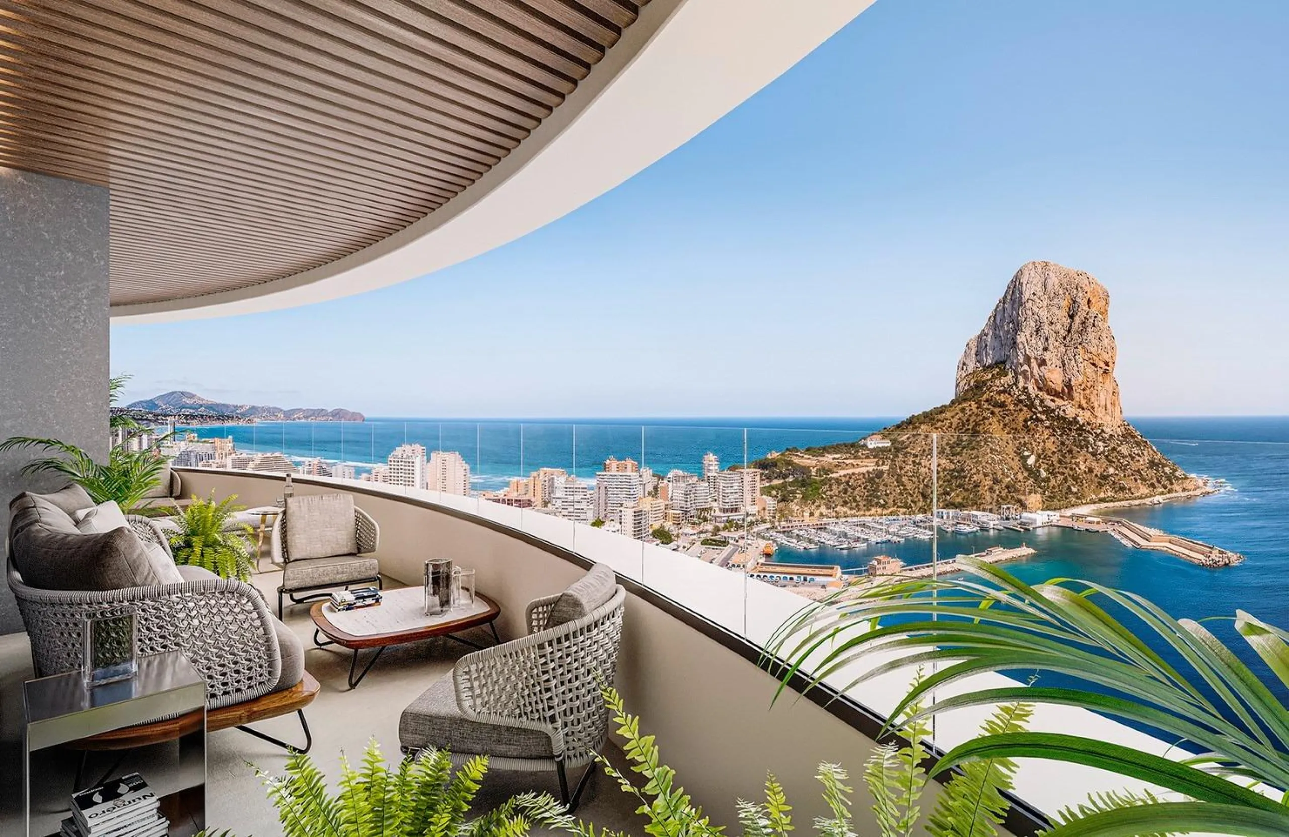 New designer apartments facing the Mediterranean Sea