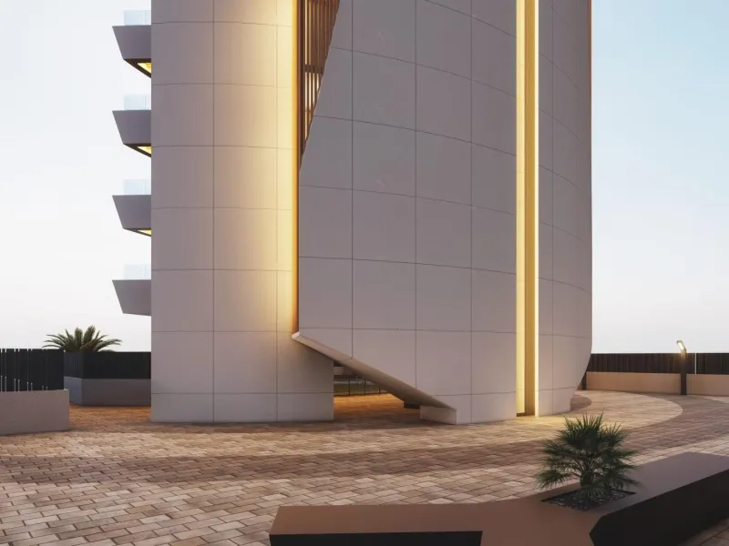 New designer apartments facing the Mediterranean Sea