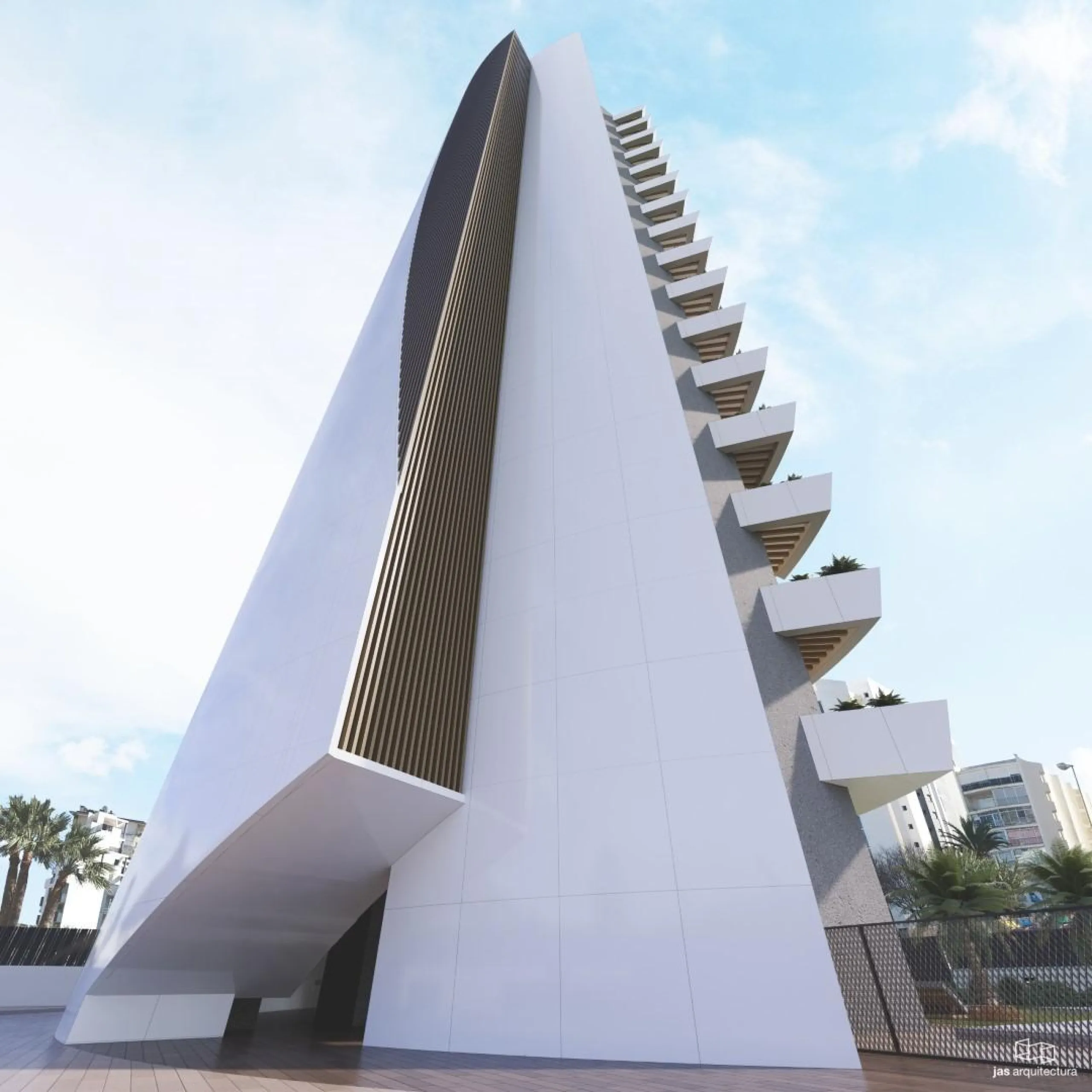 New designer apartments facing the Mediterranean Sea