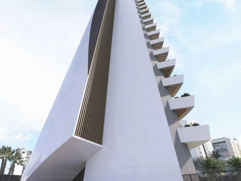 New designer apartments facing the Mediterranean Sea