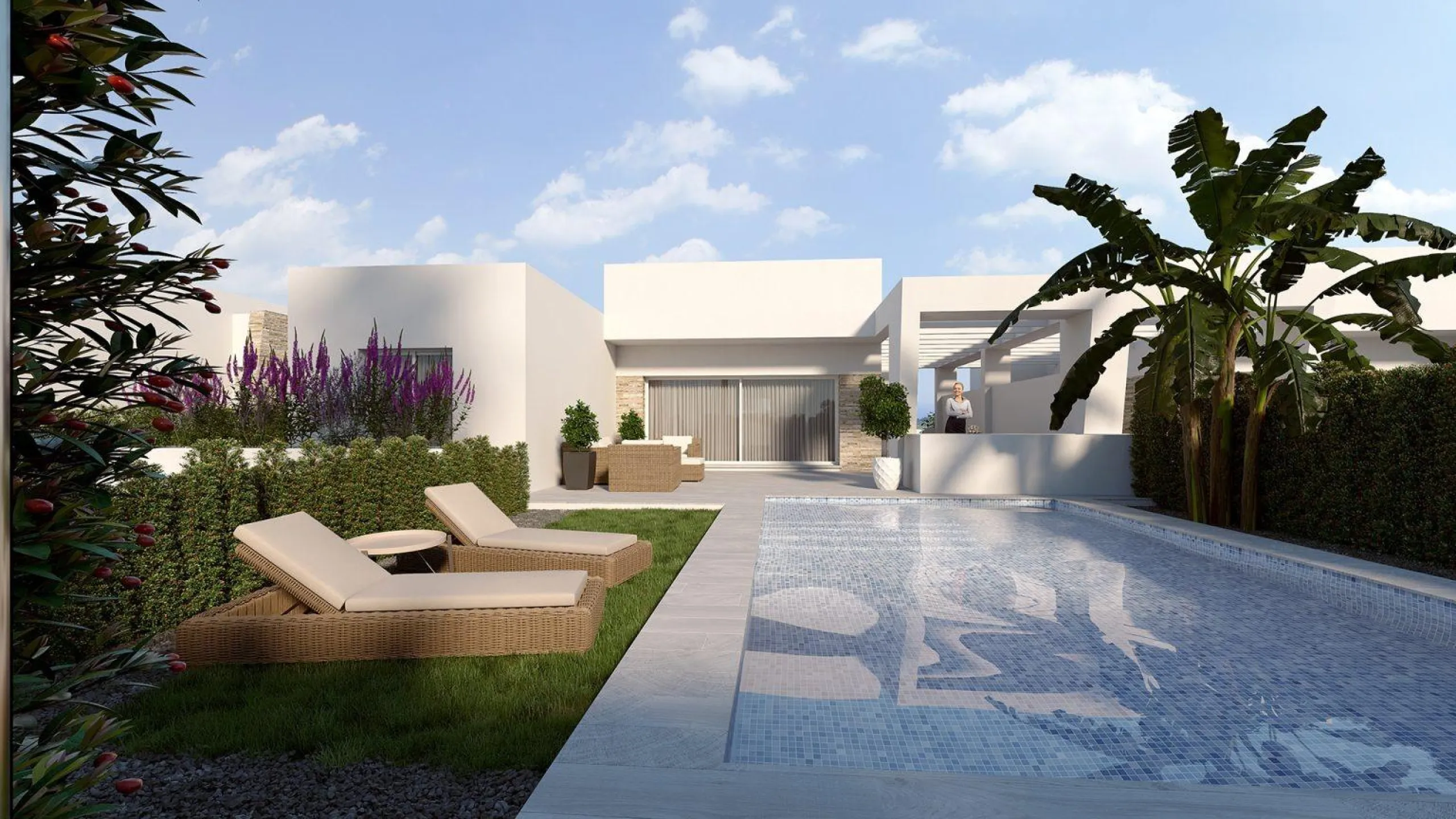 VILLAS EN ALGORFA. 3 DORM. 2 BAÑOS. VALLA DE UNA PLANTA. 136 M2 DE CASA. PARCELA 470 M2.SOTANO 180M2