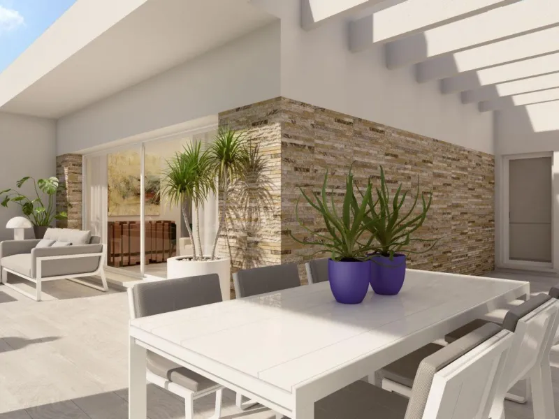 VILLAS EN ALGORFA. 3 DORM. 2 BAÑOS. VALLA DE UNA PLANTA. 136 M2 DE CASA. PARCELA 470 M2.SOTANO 180M2