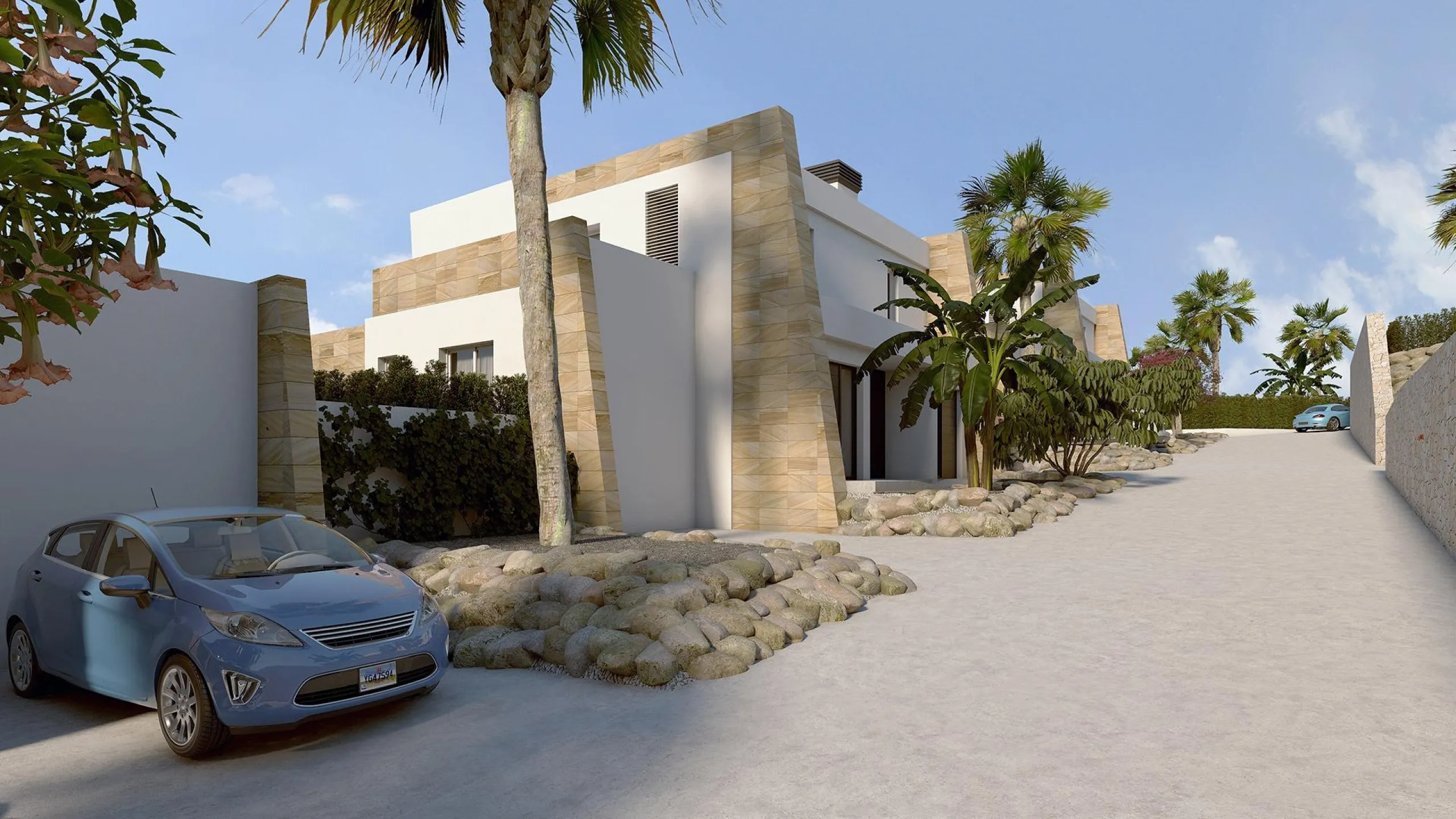 VILLAS PAREADAS EN ALGORFA. 3 DORM. 2 BAÑOS. PISCINA PRIVADA. PARCELA 260 M2.